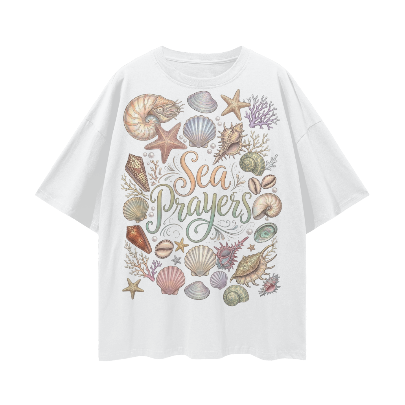 Sea Prayers // Oversized Drop Shoulder T-Shirt