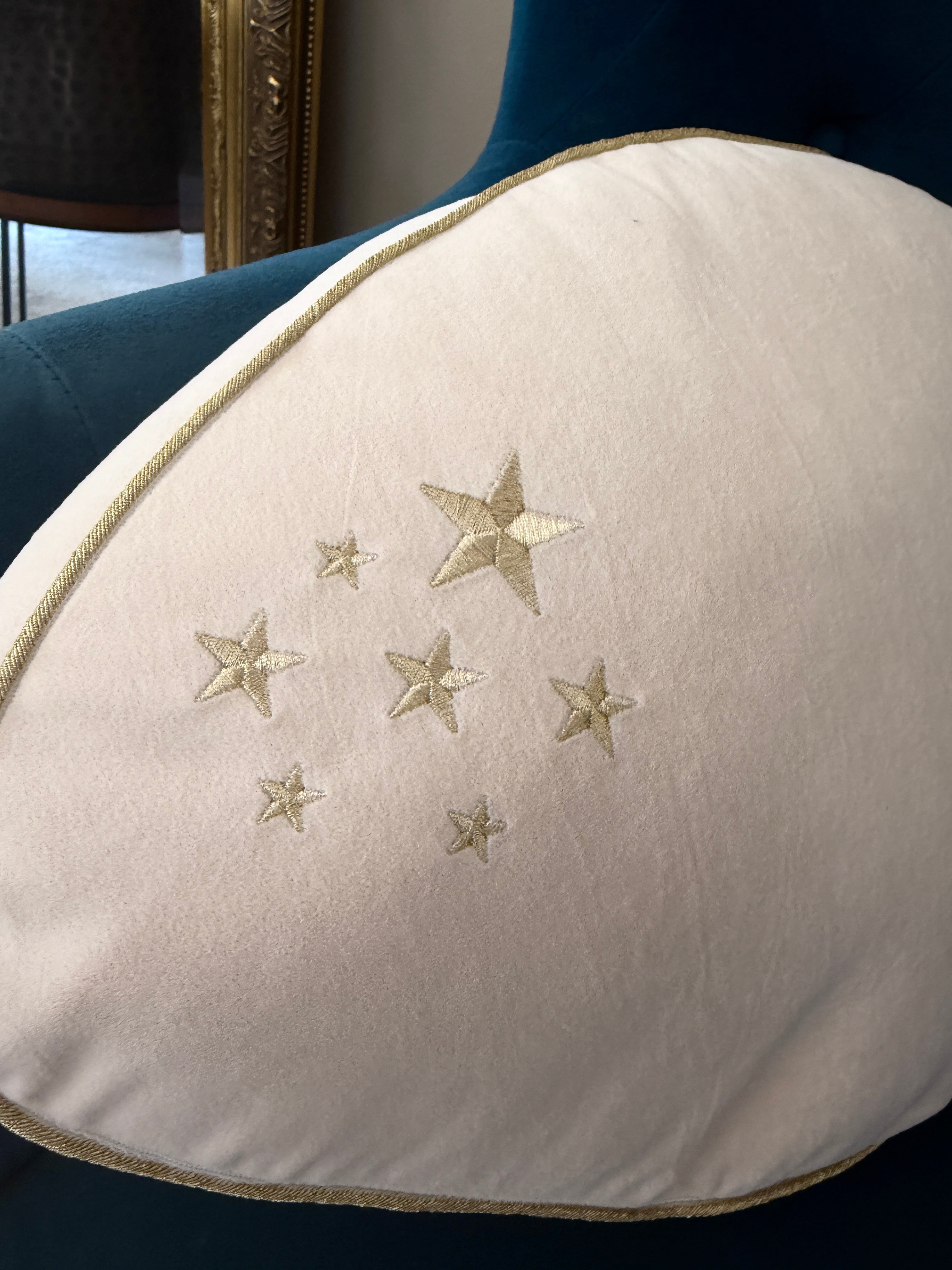 << EVIL EYE >> OVERSIZED PLUSH EMBROIDERED PILLOW