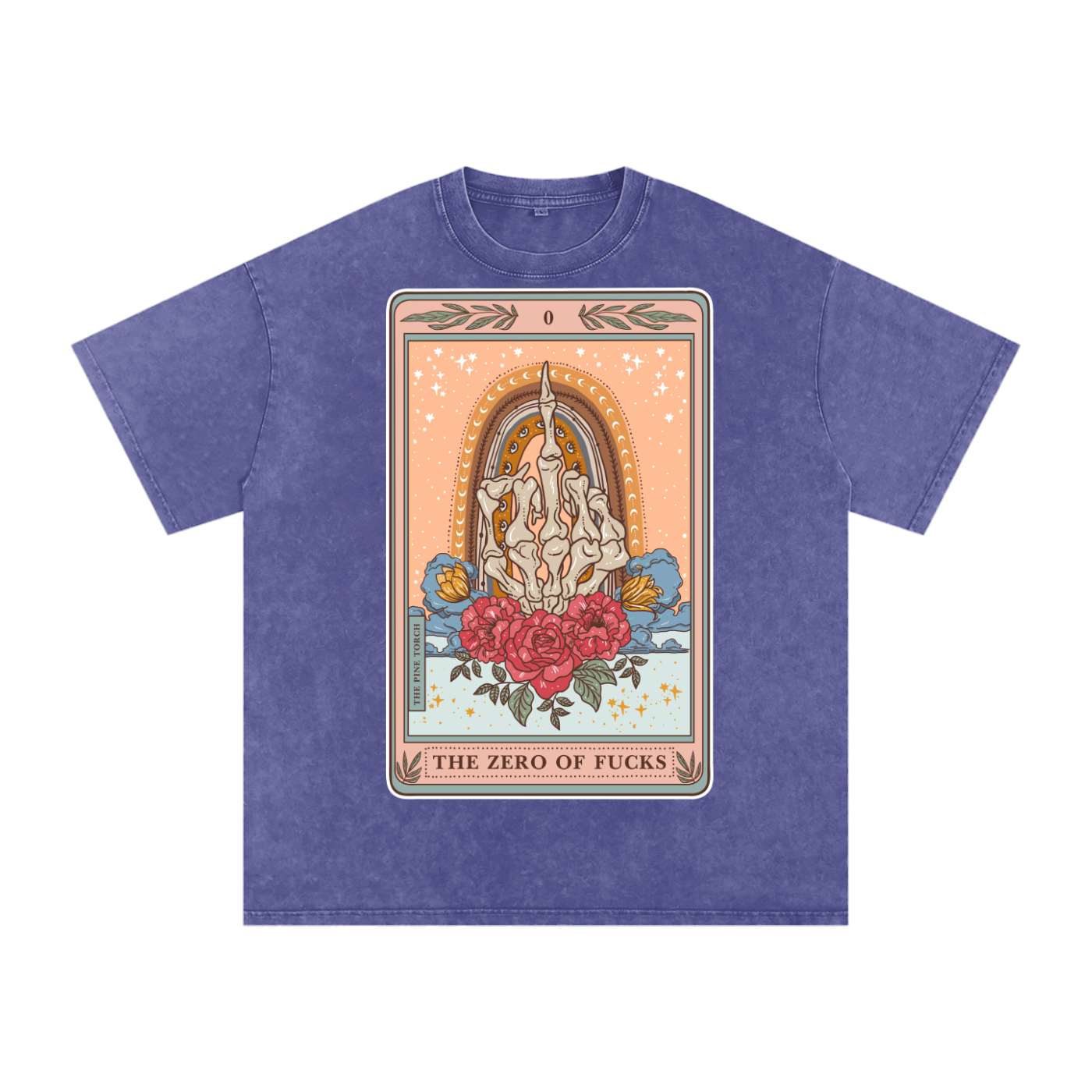 The Zero of Fucks // Snow Washed Oversized Cotton T-Shirt