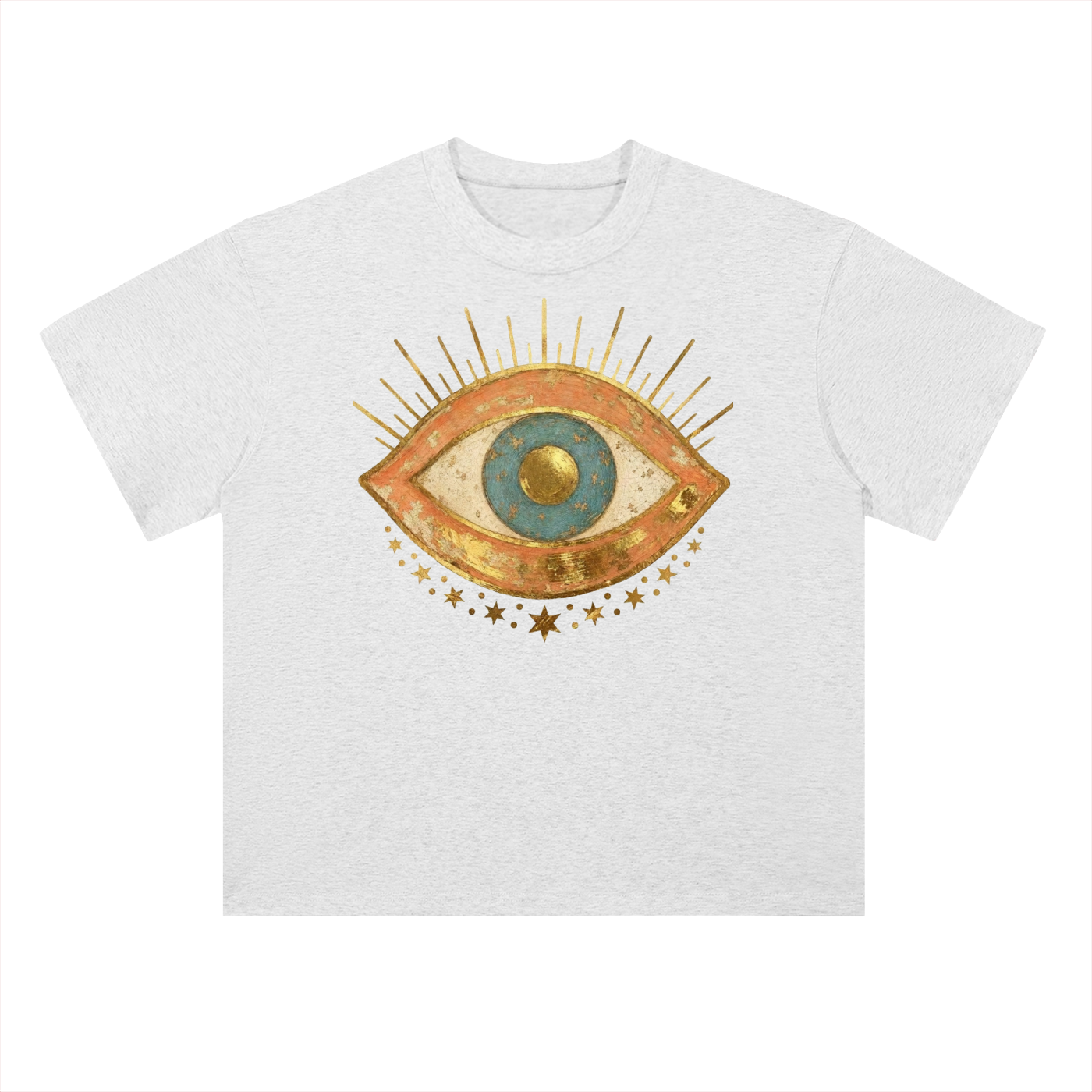 Evil Eye Milagro // Heavyweight Drop Shoulder Cotton T-Shirt
