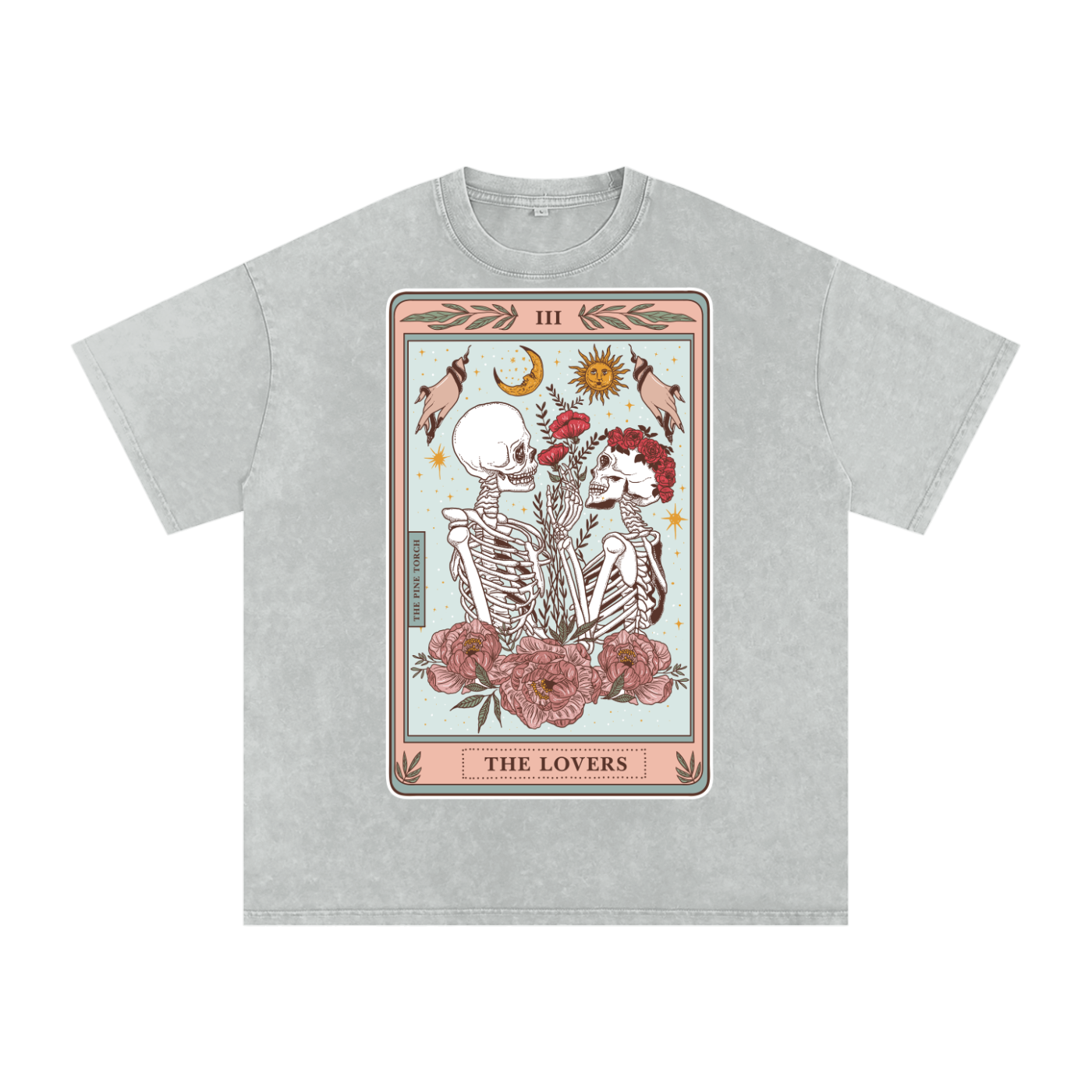The Lovers // Snow Washed Oversized Cotton T-Shirt