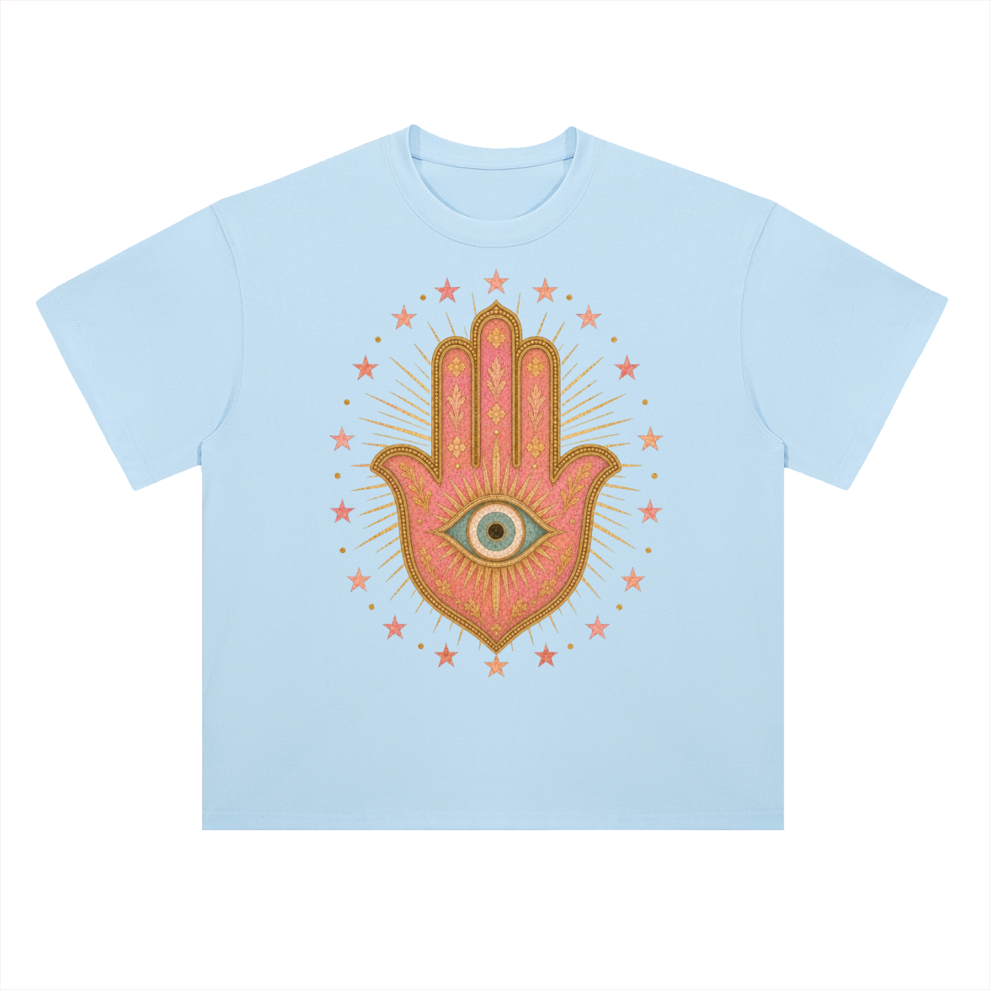 Hamsa Milagro // Heavyweight Drop Shoulder Cotton T-Shirt