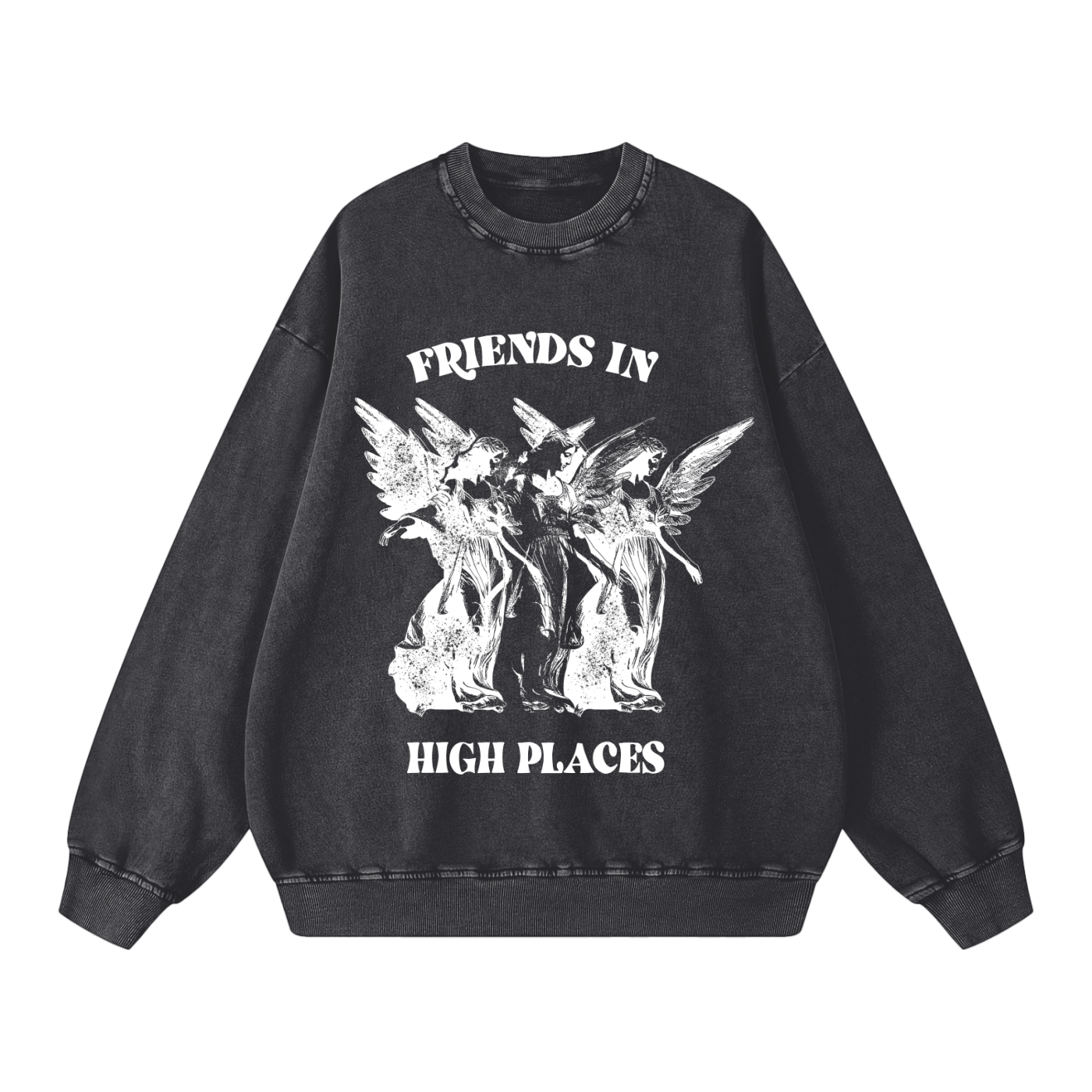 Friends in High Places // Snow Washed Oversized Sweatshirt