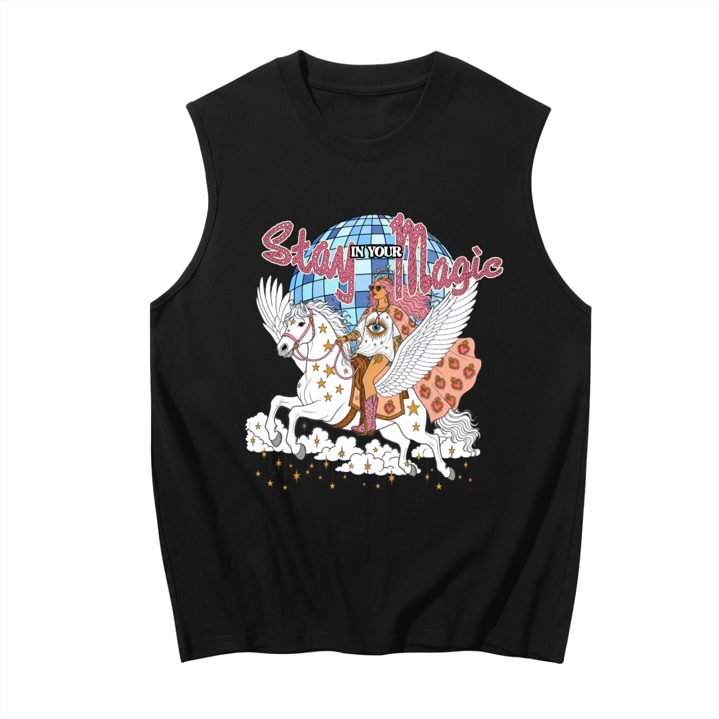 Stay in Your Magic // Unisex Boxy Tank