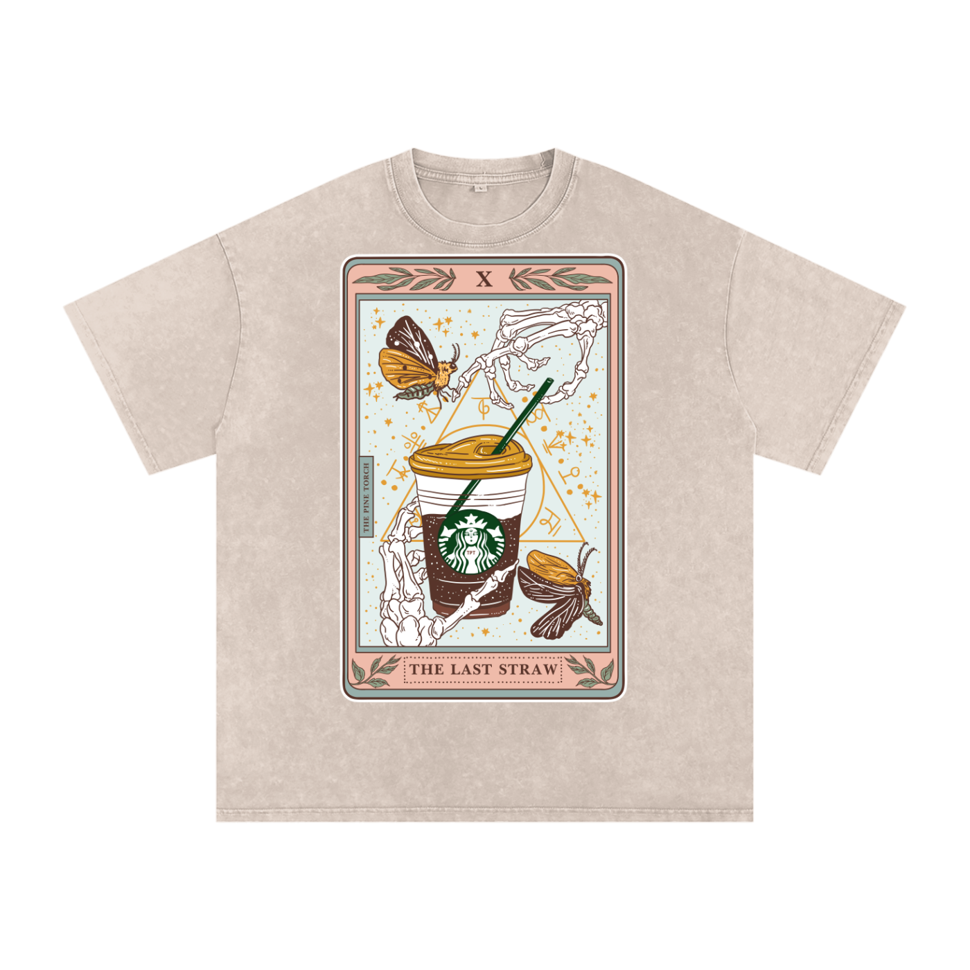 The Last Straw // Snow Washed Oversized Cotton T-Shirt