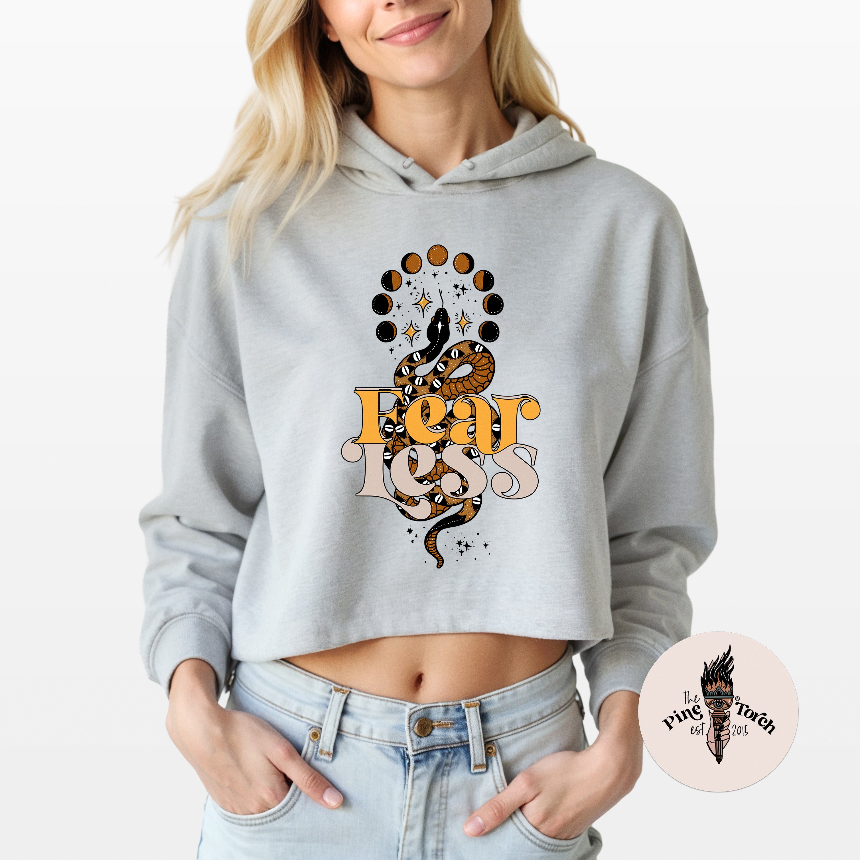 FEARLESS // CROP HOODIE