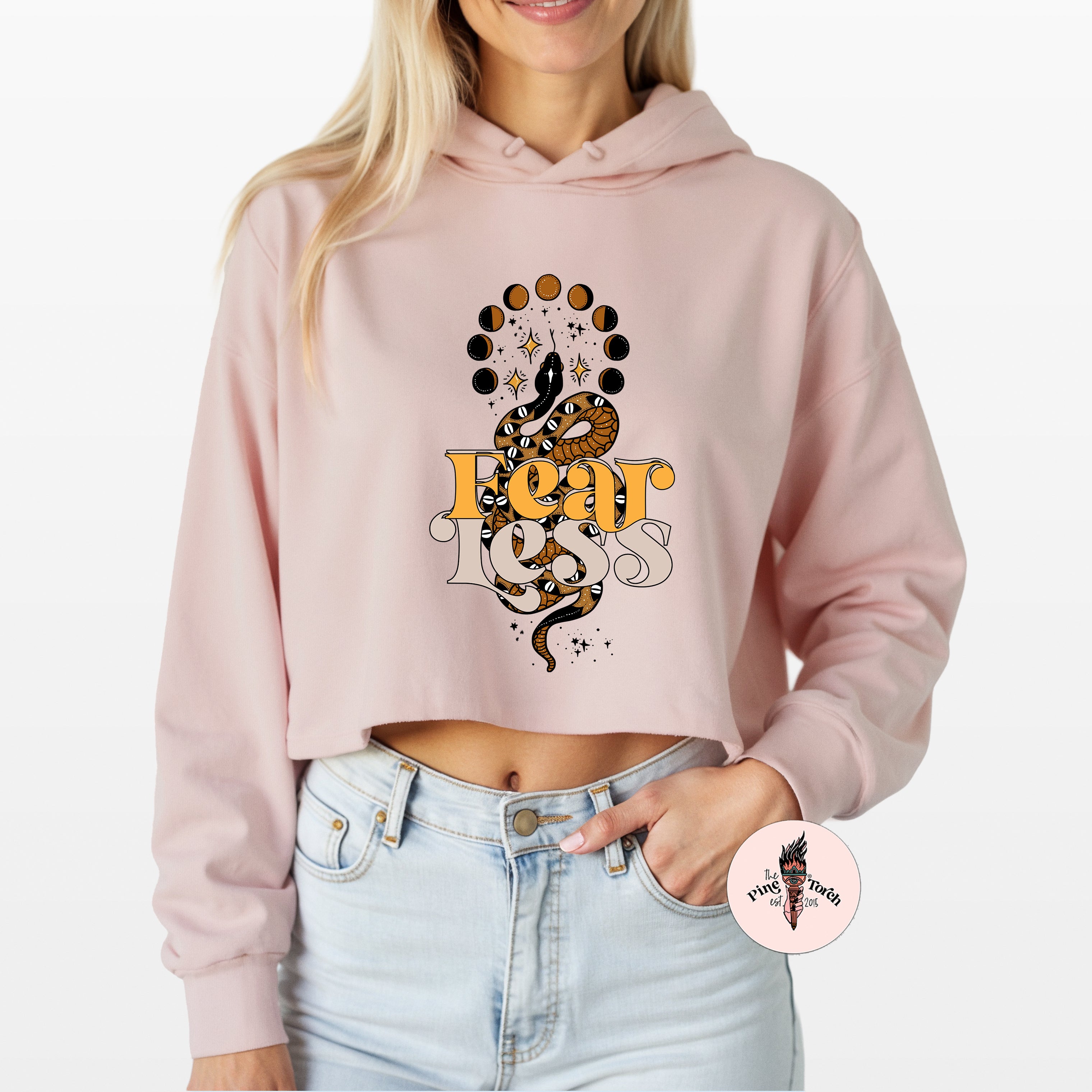FEARLESS // CROP HOODIE