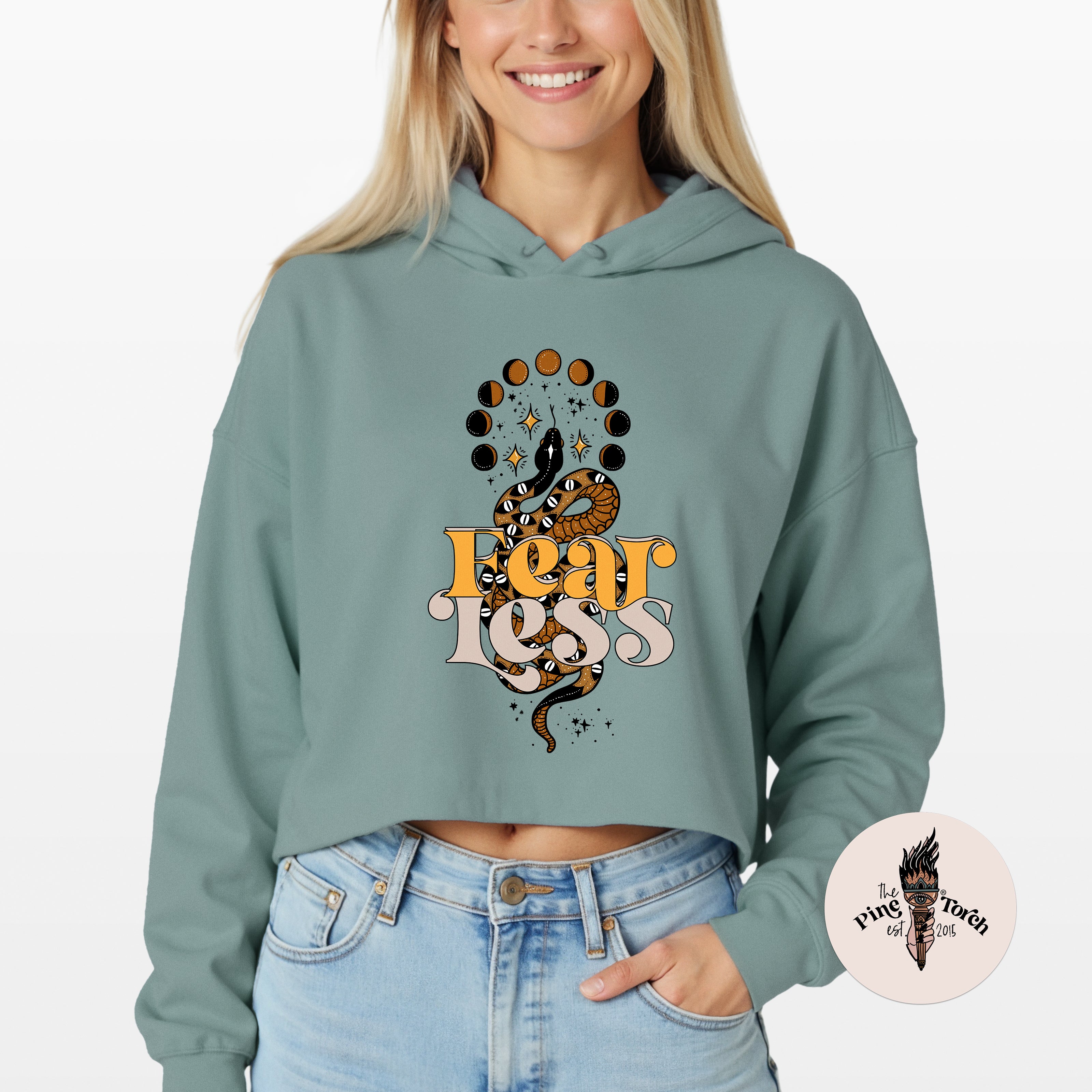 FEARLESS // CROP HOODIE