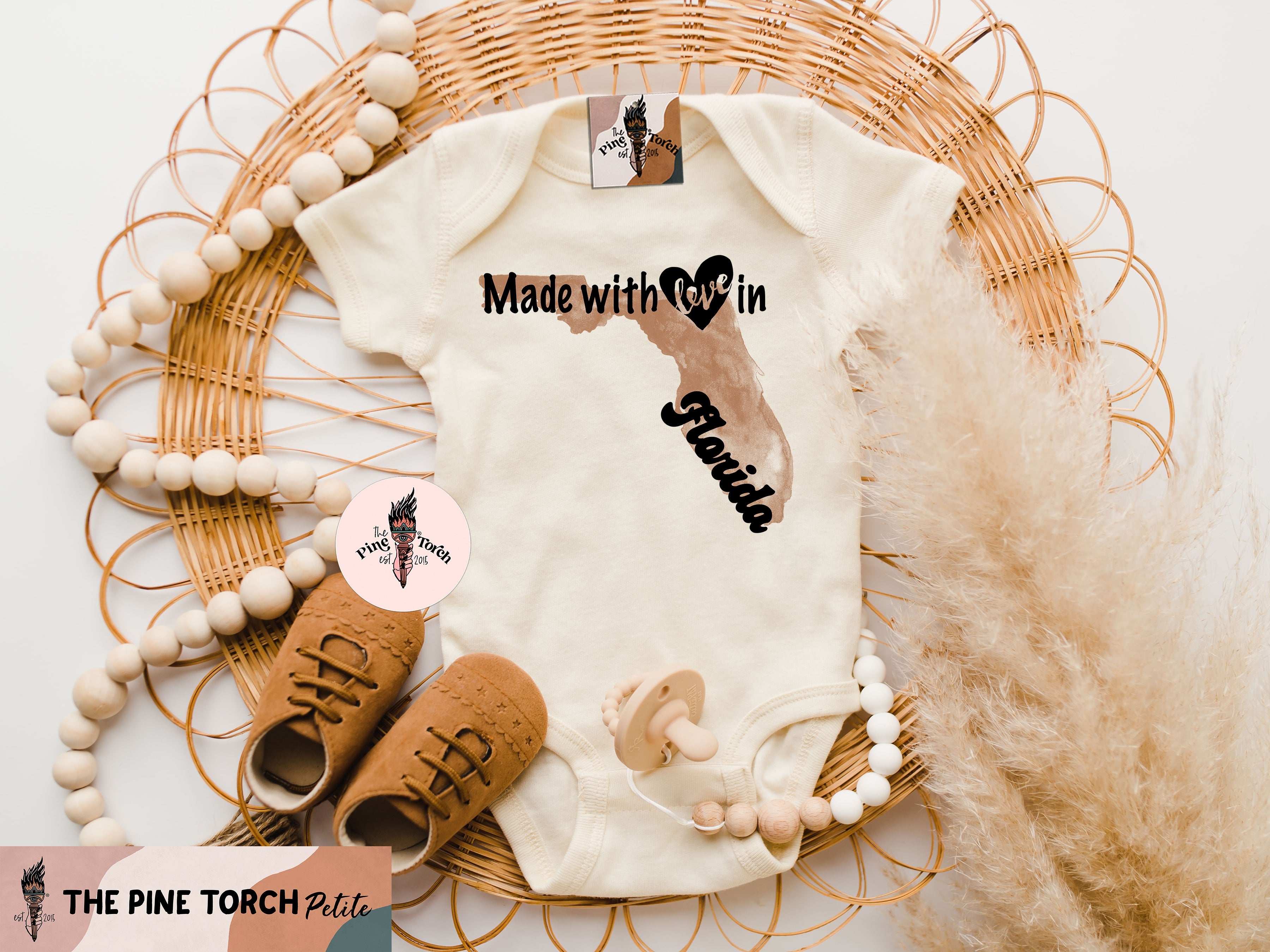 « MADE WITH LOVE IN FLORIDA » BODYSUIT