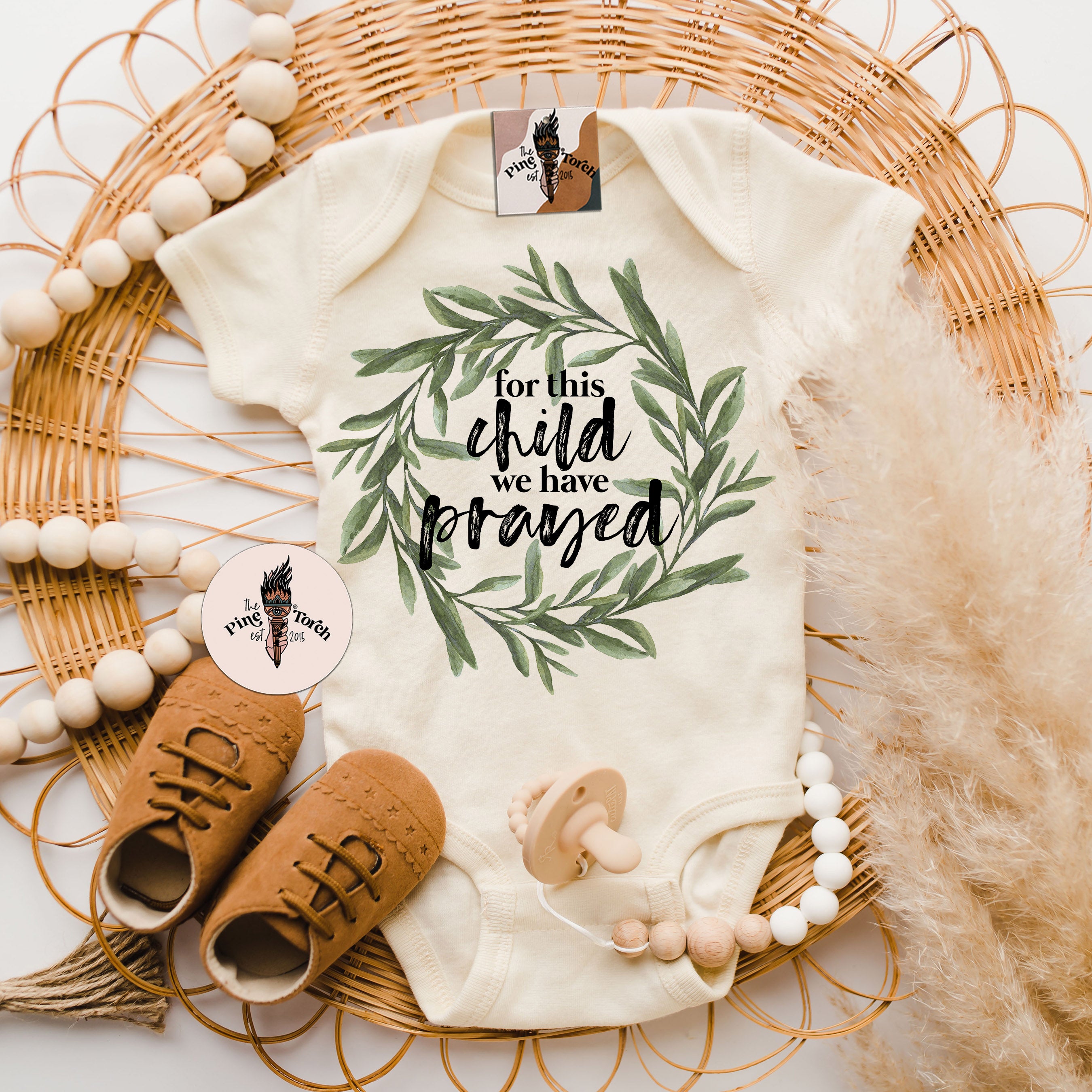 « FOR THIS CHILD WE HAVE PRAYED » BODYSUIT