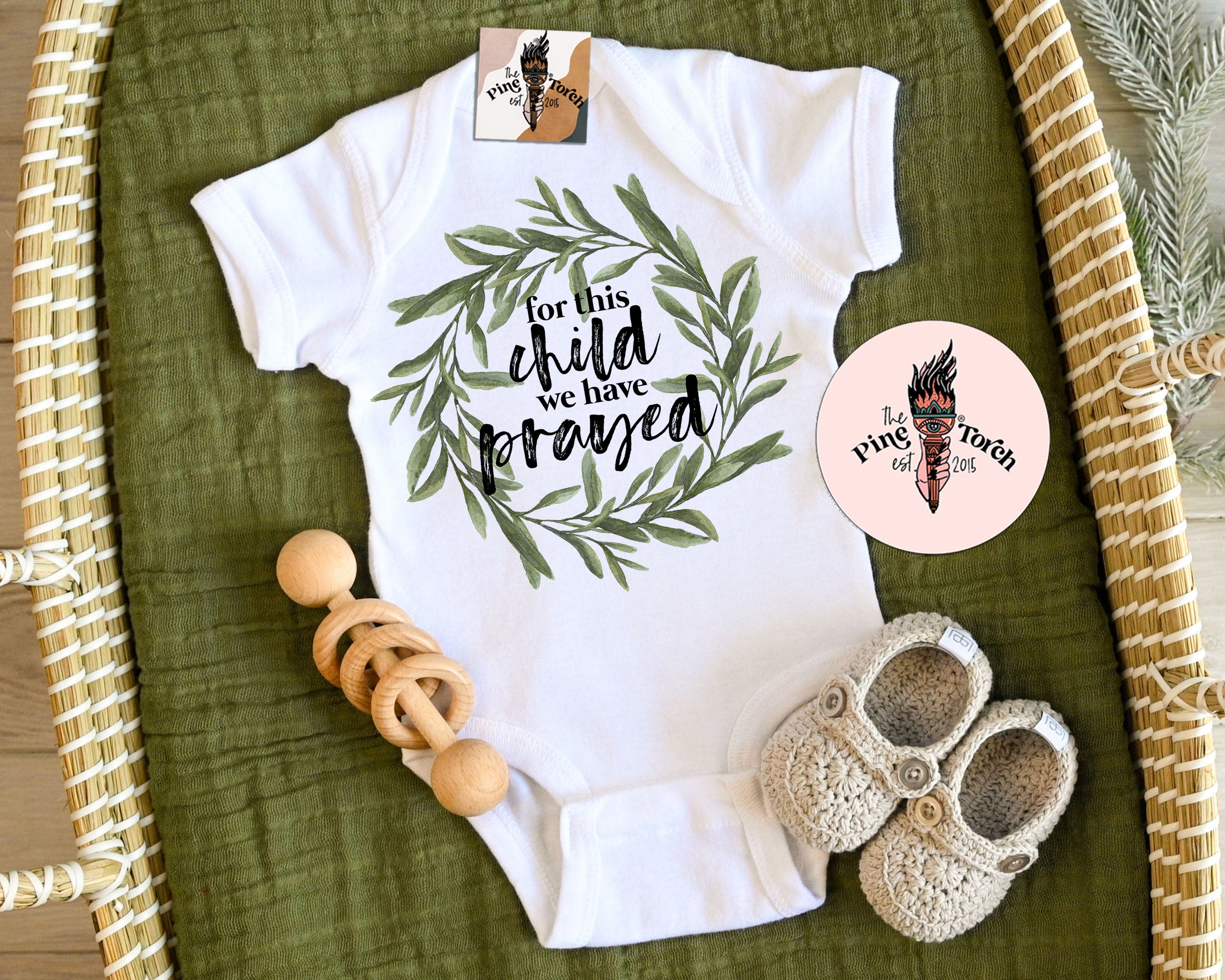 « FOR THIS CHILD WE HAVE PRAYED » BODYSUIT