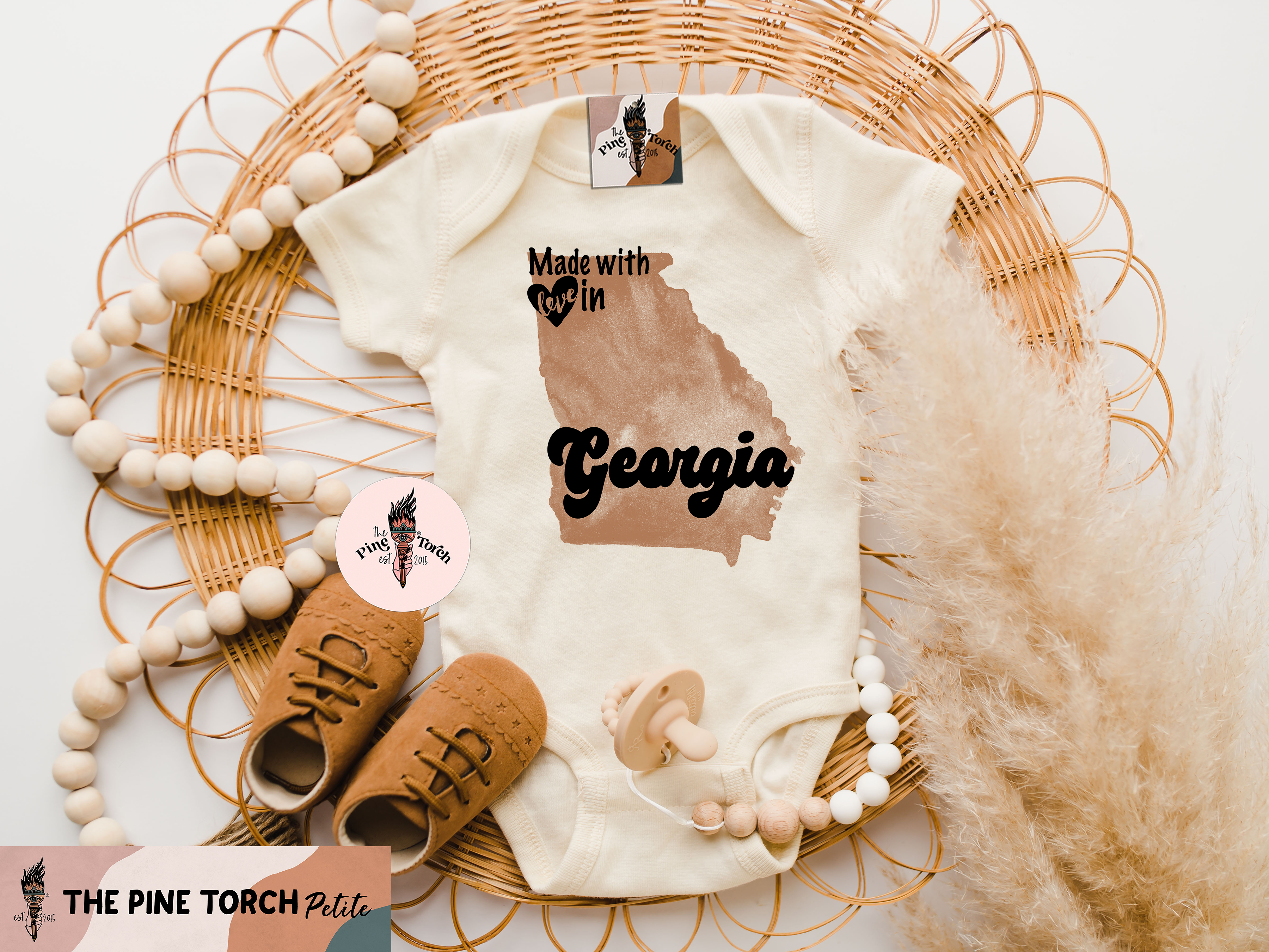« MADE WITH LOVE IN GEORGIA » BODYSUIT