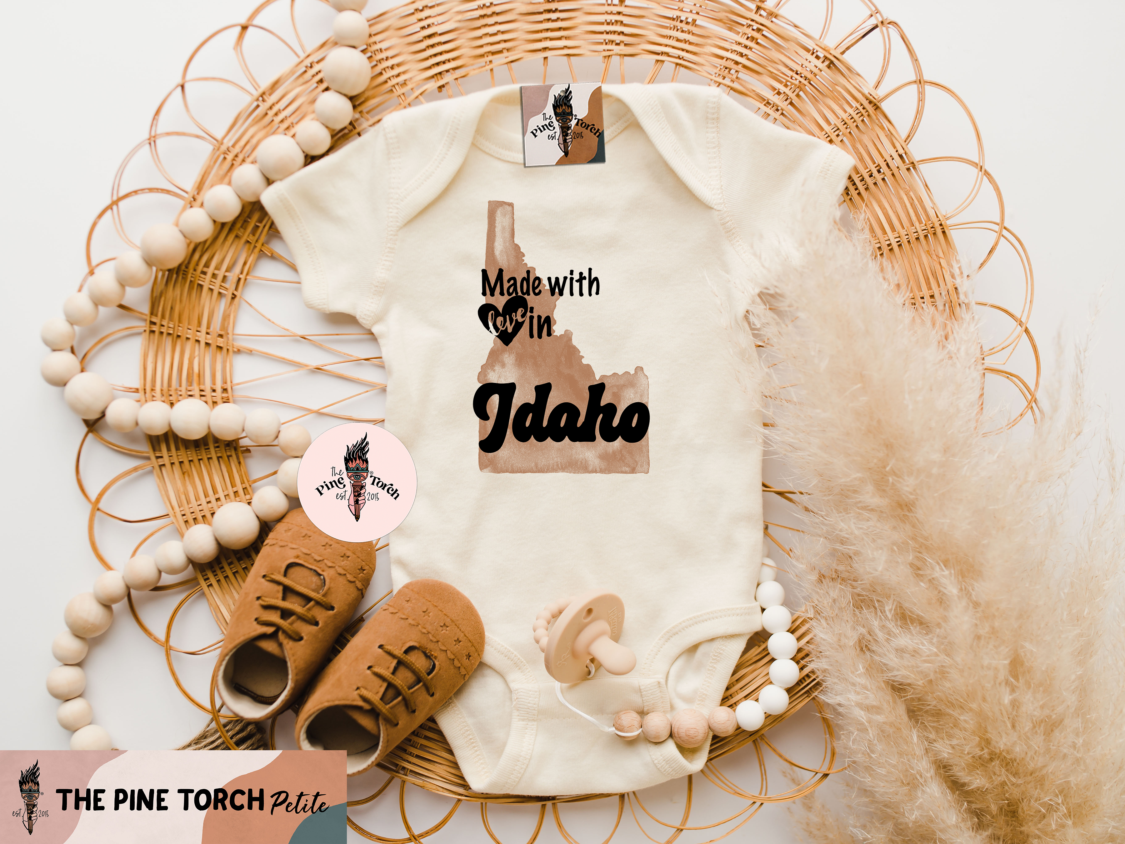 « MADE WITH LOVE IN IDAHO » BODYSUIT