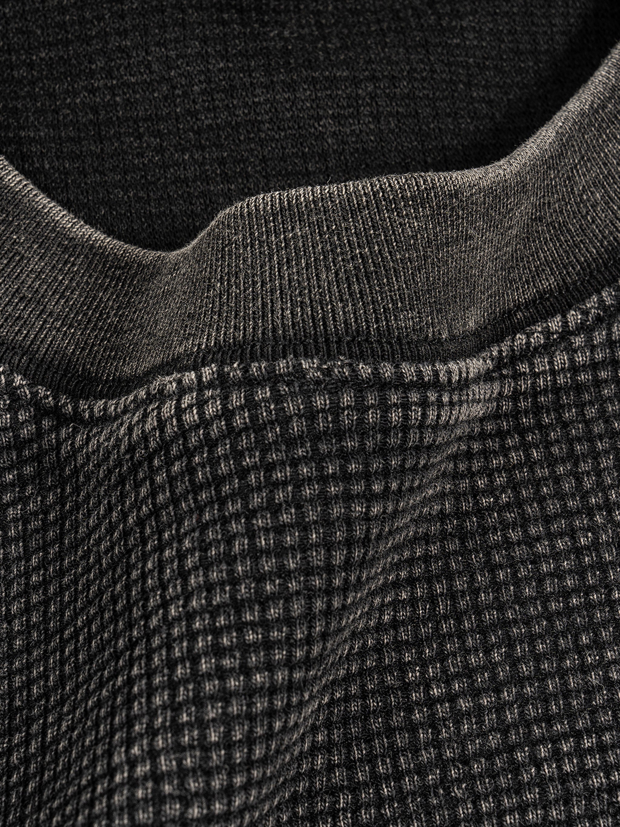 Get 'Em // Textured Waffle Boxy T-Shirt