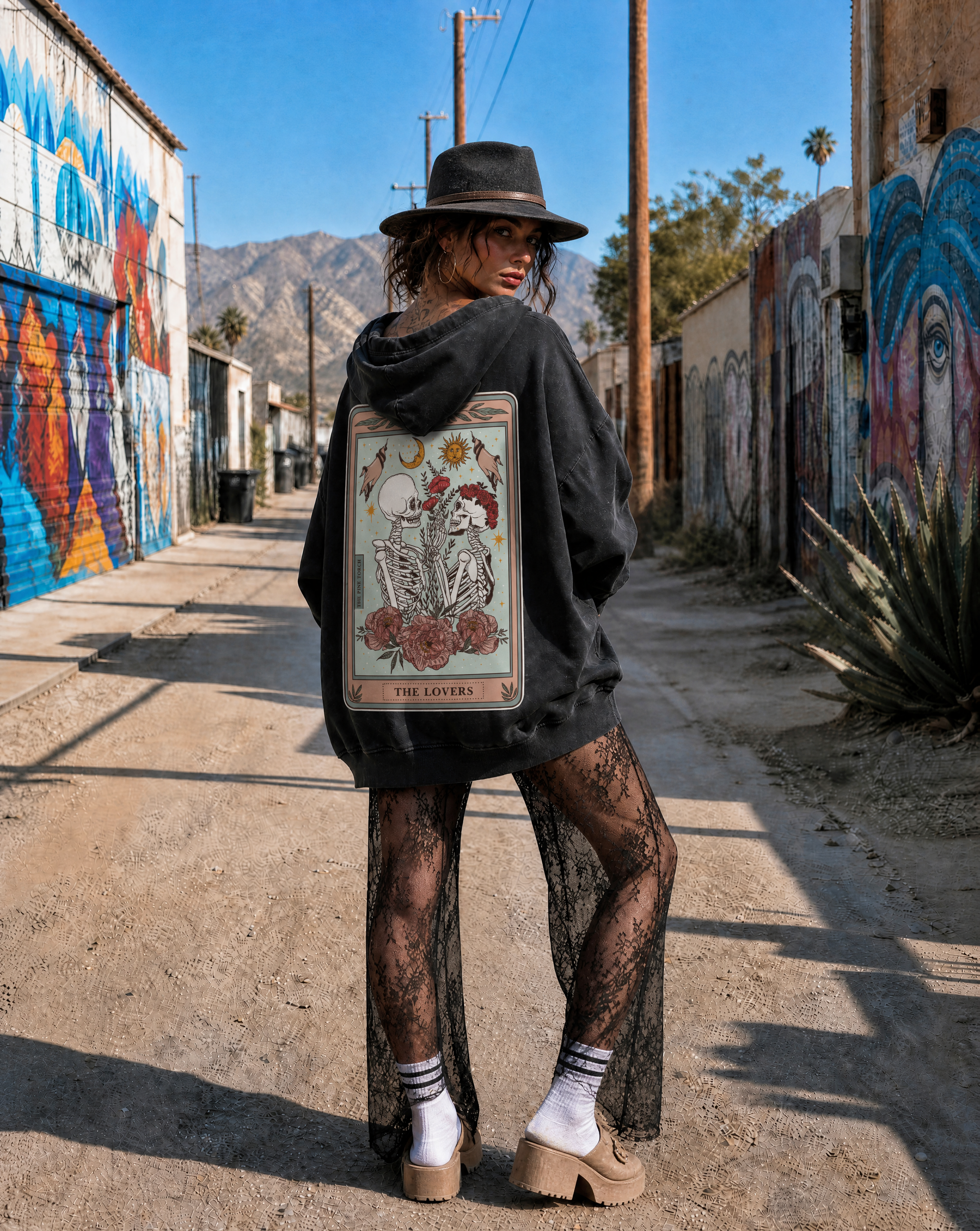 The Lovers // Heavyweight Sunfade Oversized Hoodie