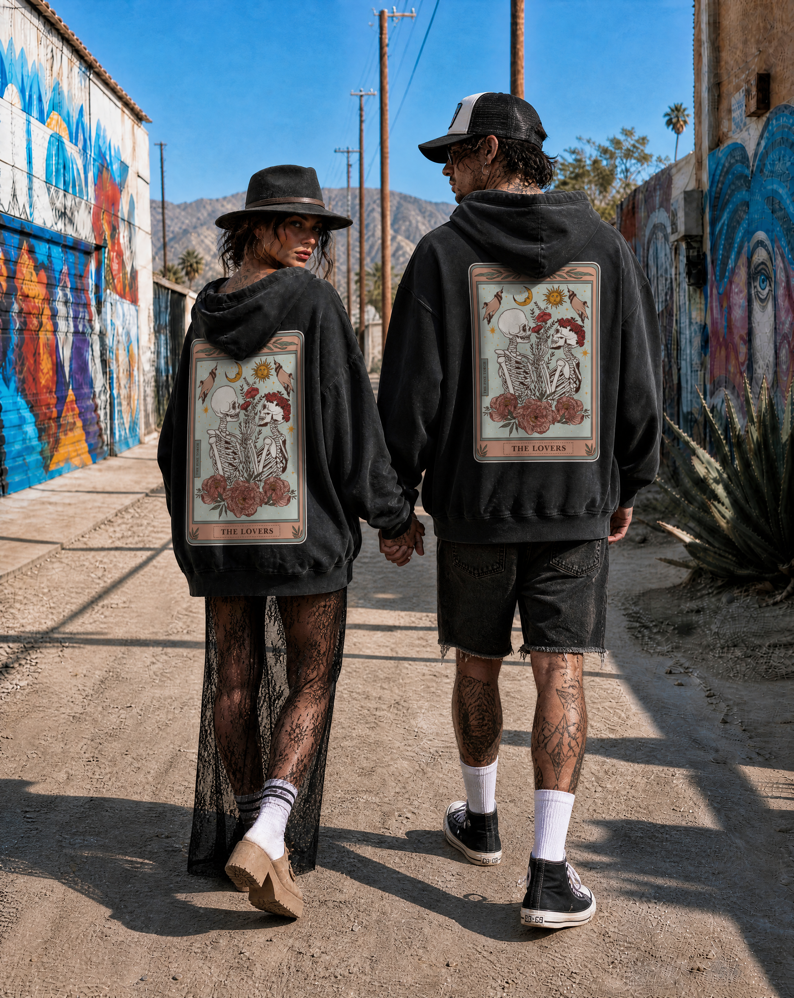 The Lovers // Heavyweight Sunfade Oversized Hoodie