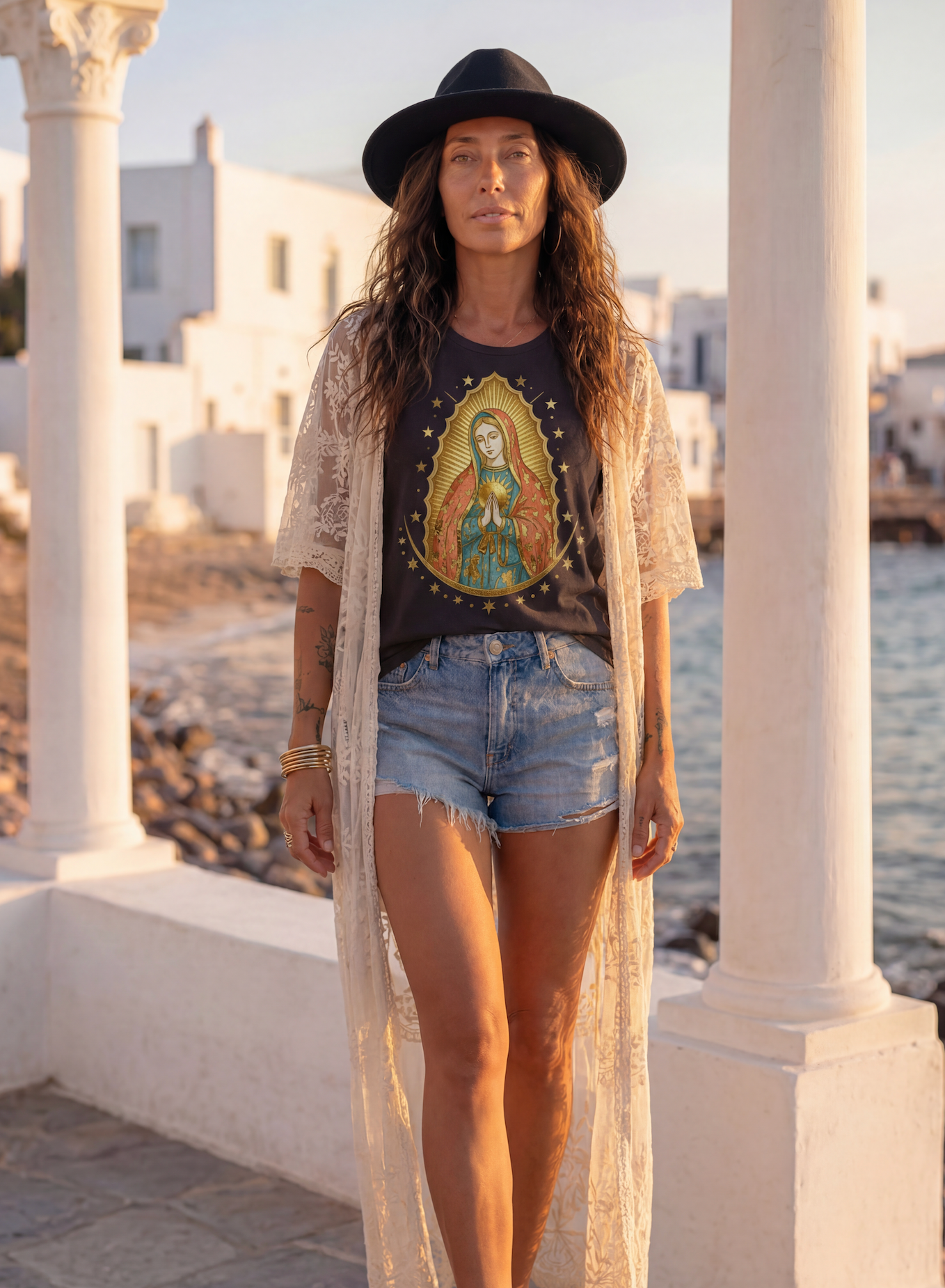Virgin Mary Milagro // Unisex Boxy Tank