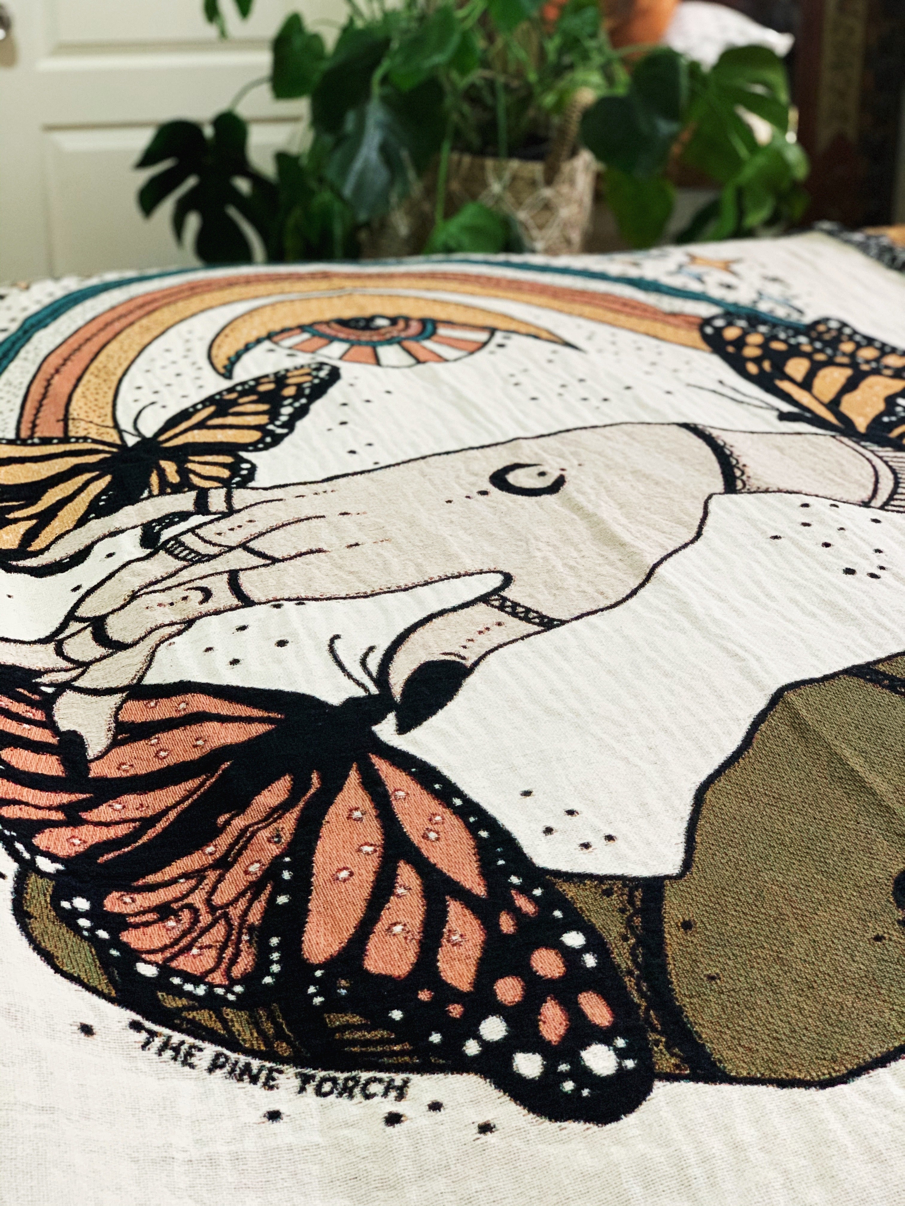 METAMORPHOSES // WOVEN FRINGE BLANKET