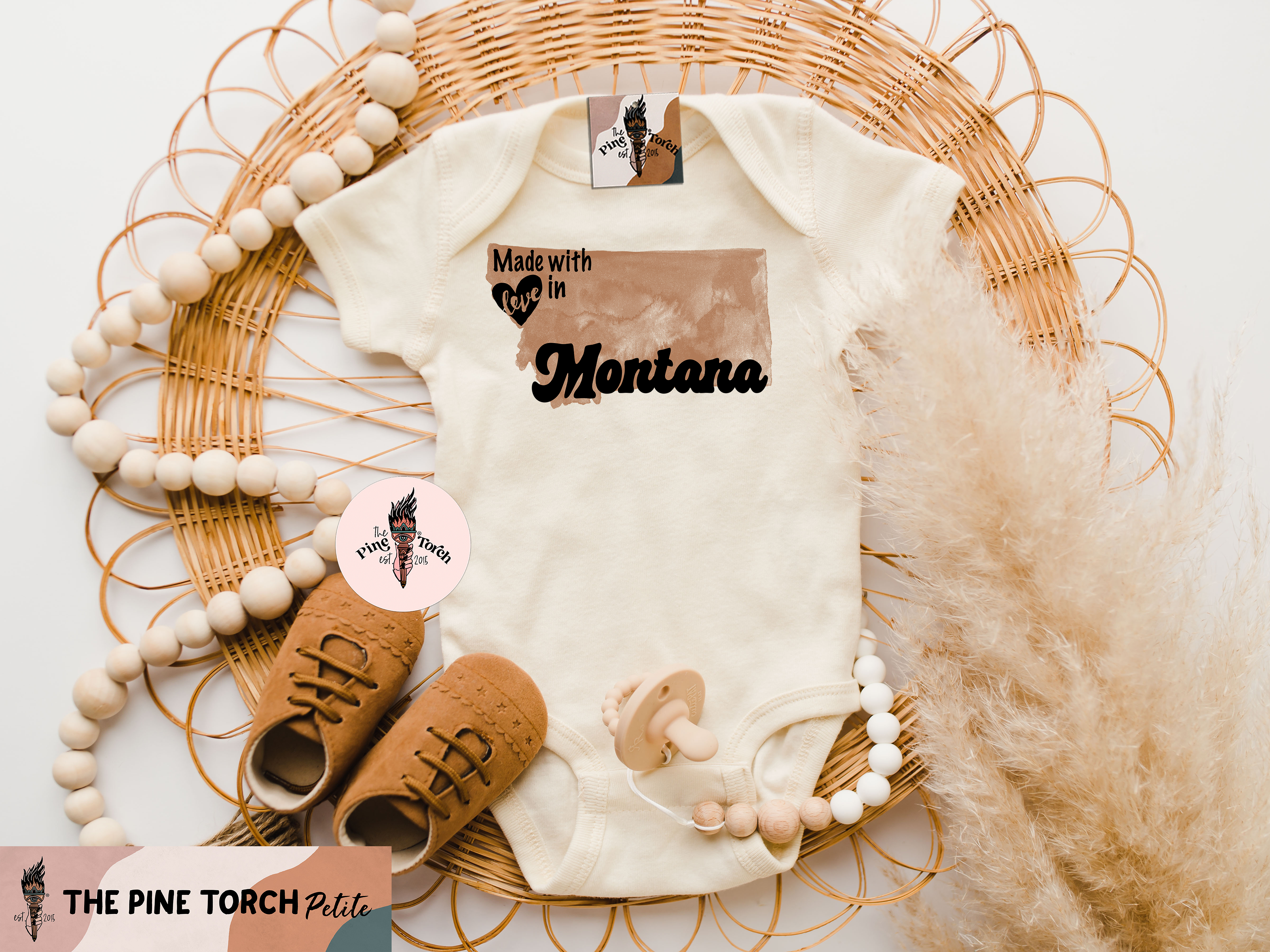 « MADE WITH LOVE IN MONTANA » BODYSUIT
