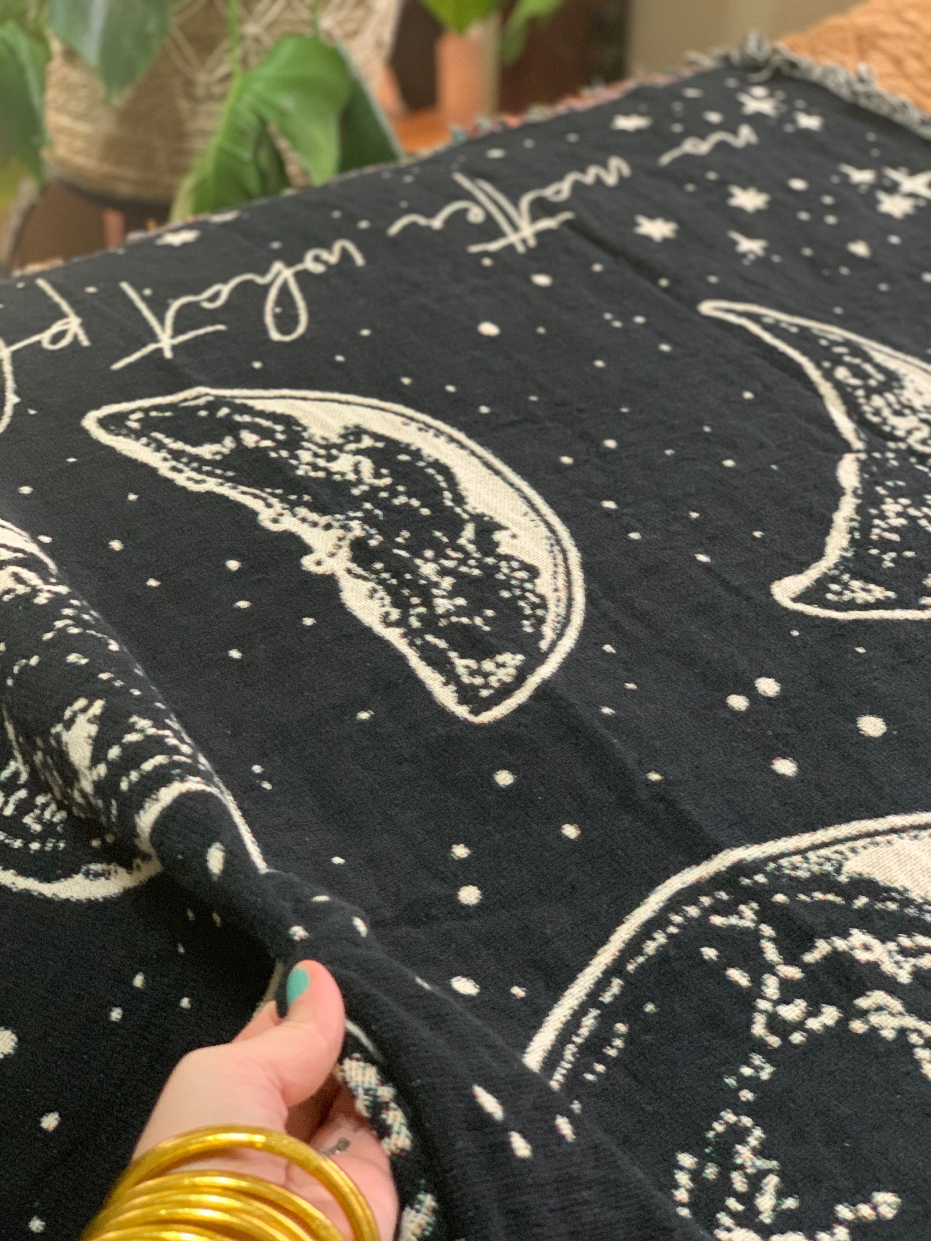 YOU ARE STILL WHOLE // WOVEN FRINGE BLANKET