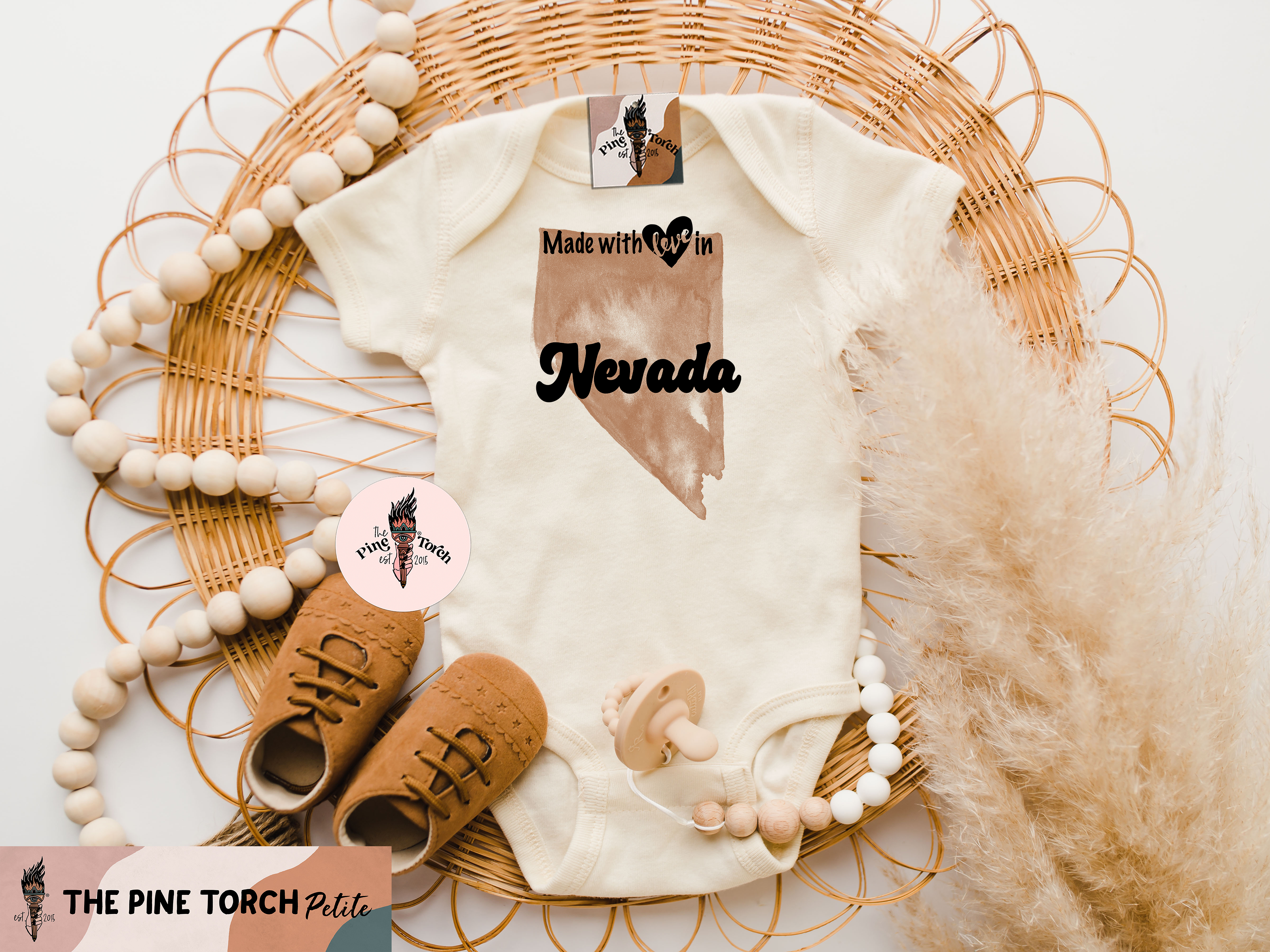 « MADE WITH LOVE IN NEVADA » BODYSUIT