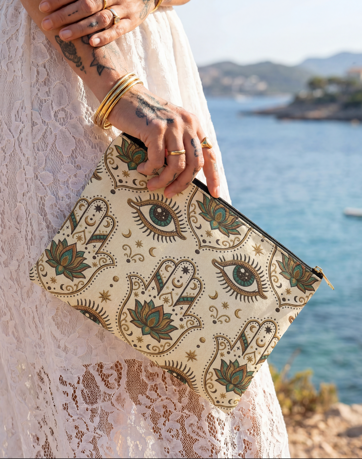 PROTECTION MILAGROS // COSMETIC ZIP POUCH