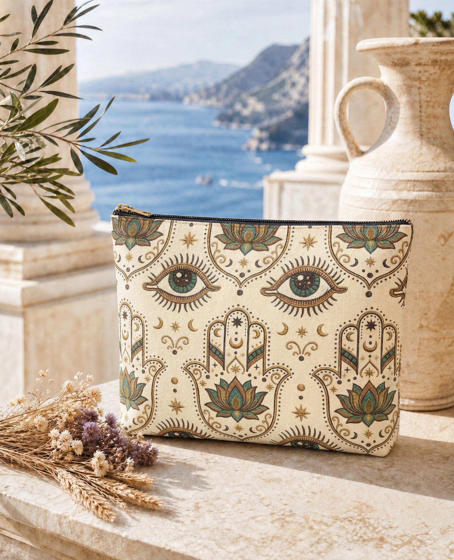 PROTECTION MILAGROS // COSMETIC ZIP POUCH