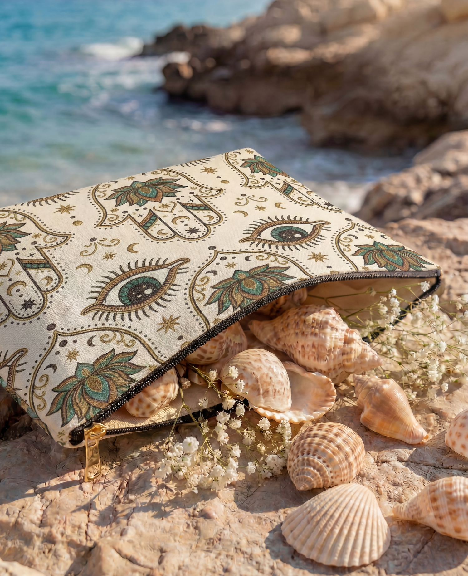PROTECTION MILAGROS // COSMETIC ZIP POUCH