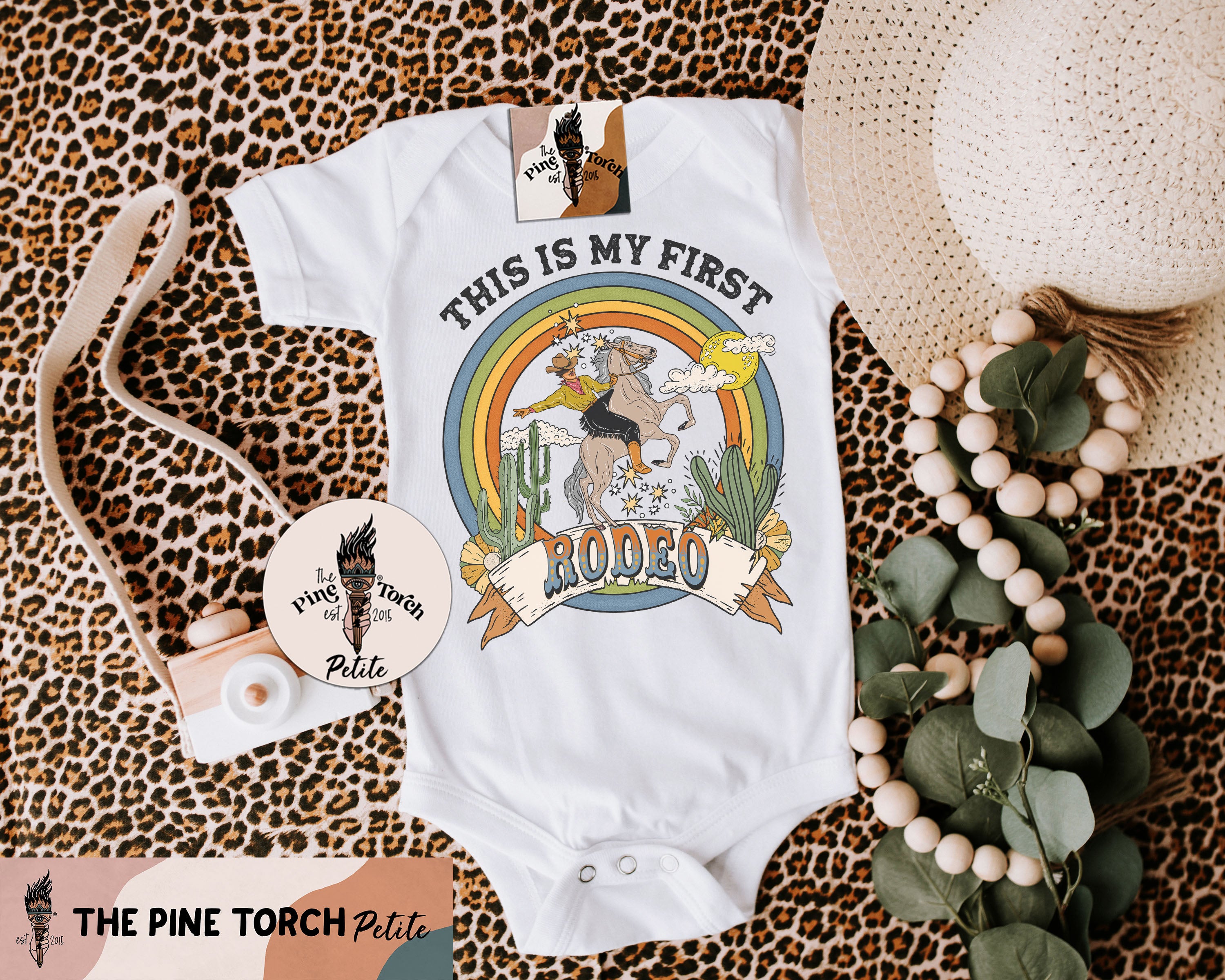 « PERSONALIZED FIRST RODEO » BODYSUIT