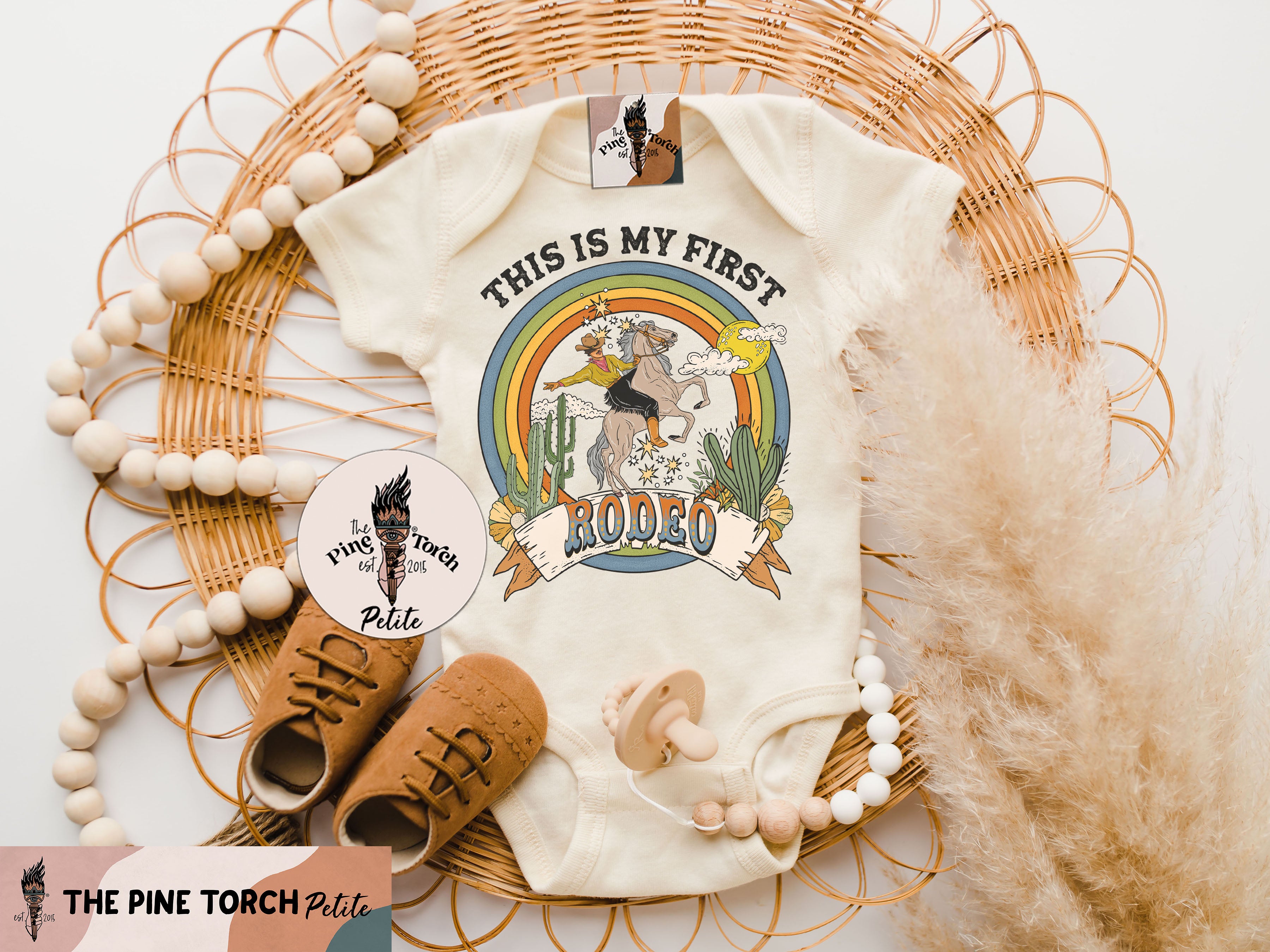 « PERSONALIZED FIRST RODEO » BODYSUIT