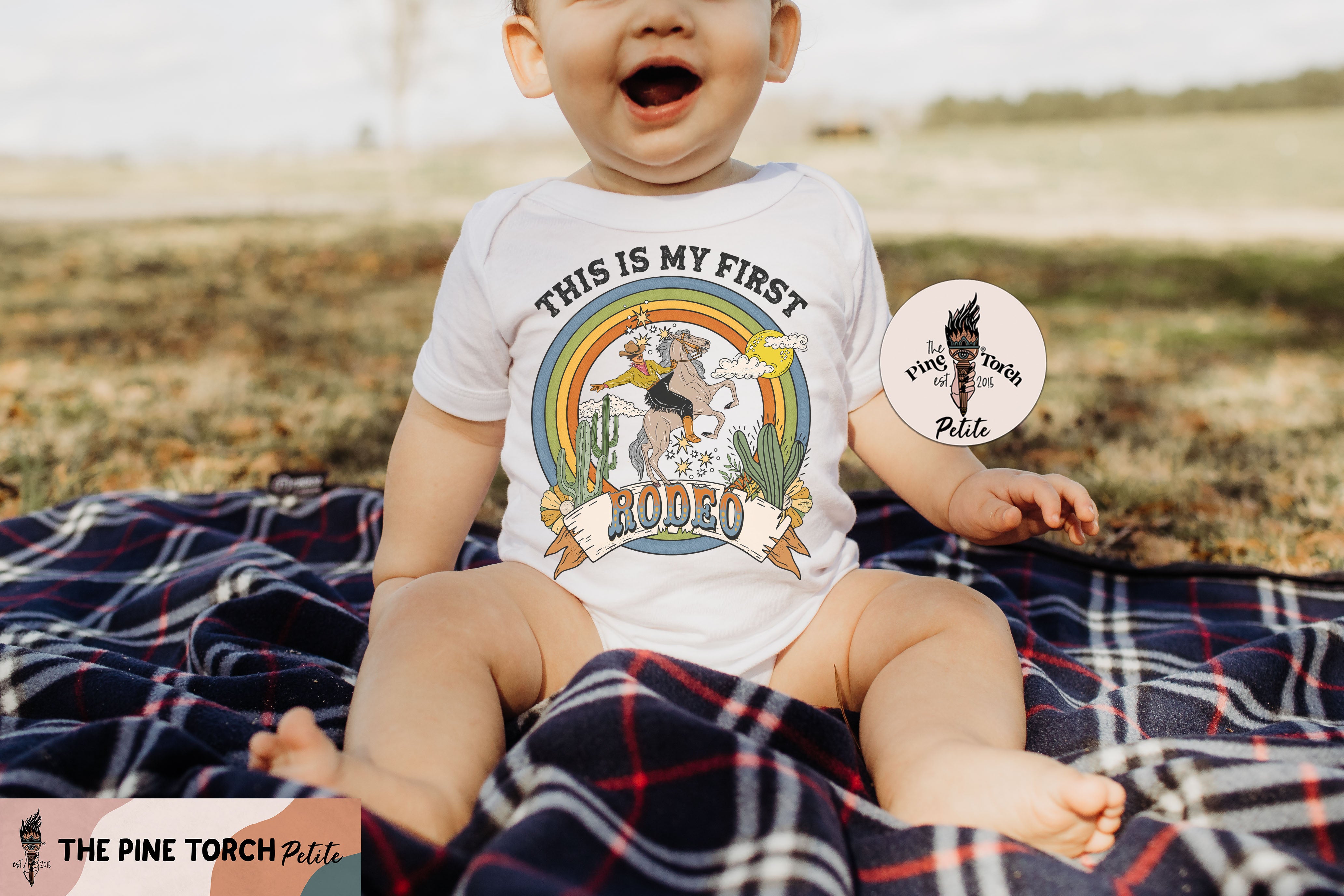 « PERSONALIZED FIRST RODEO » BODYSUIT