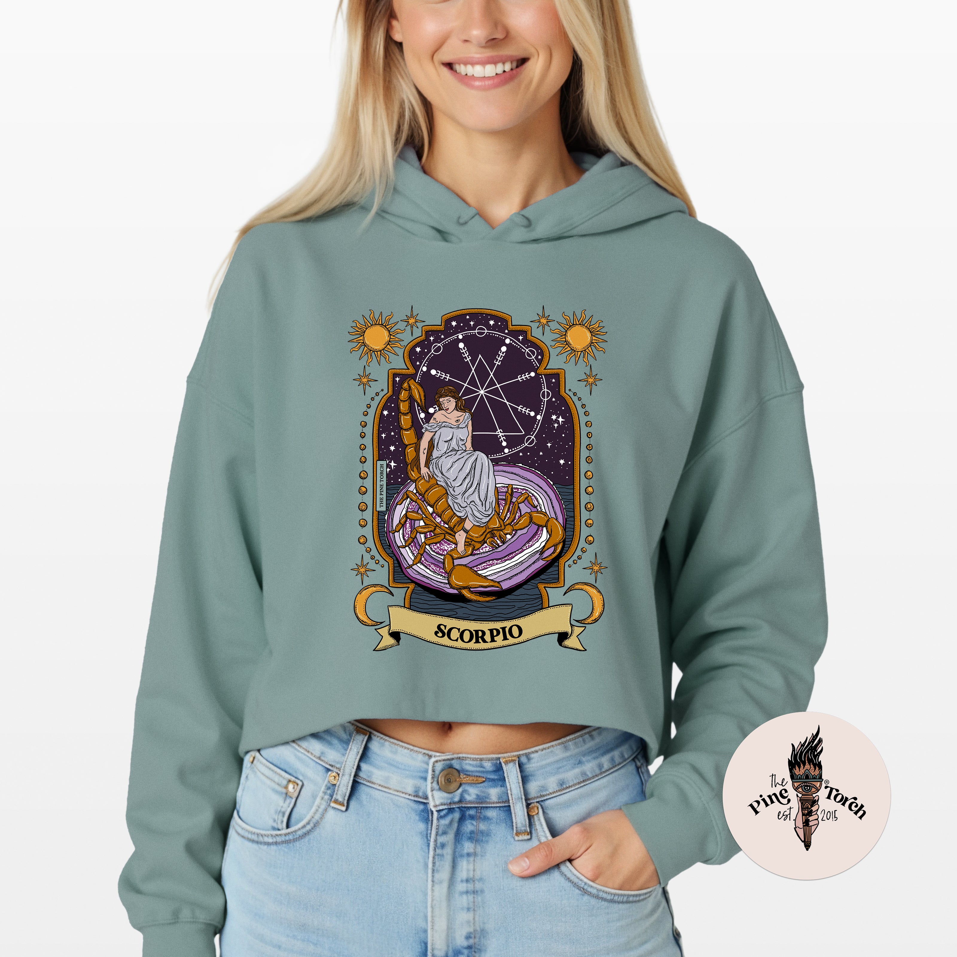 SCORPIO // CROP HOODIE