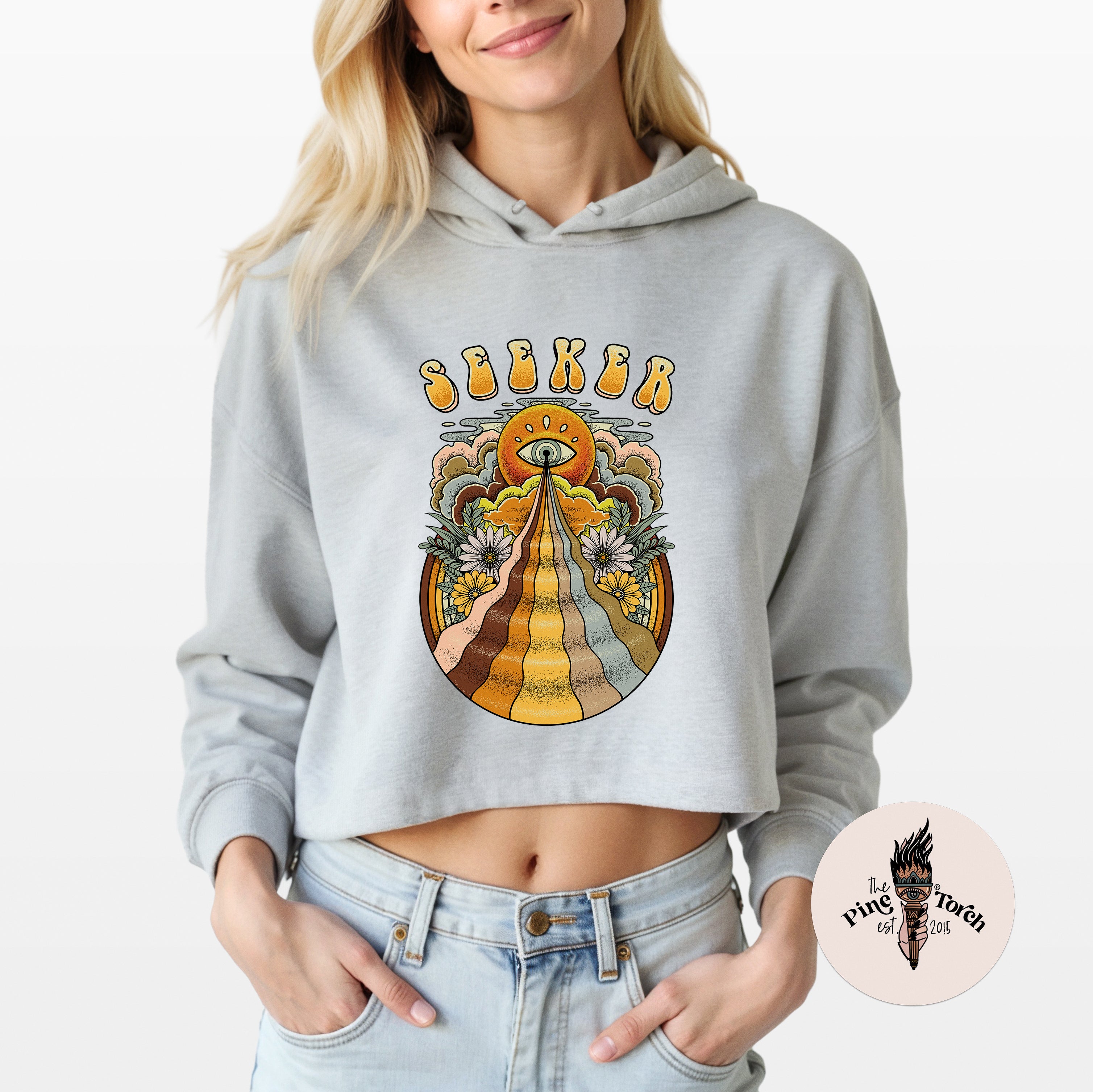 SEEKER // CROP HOODIE