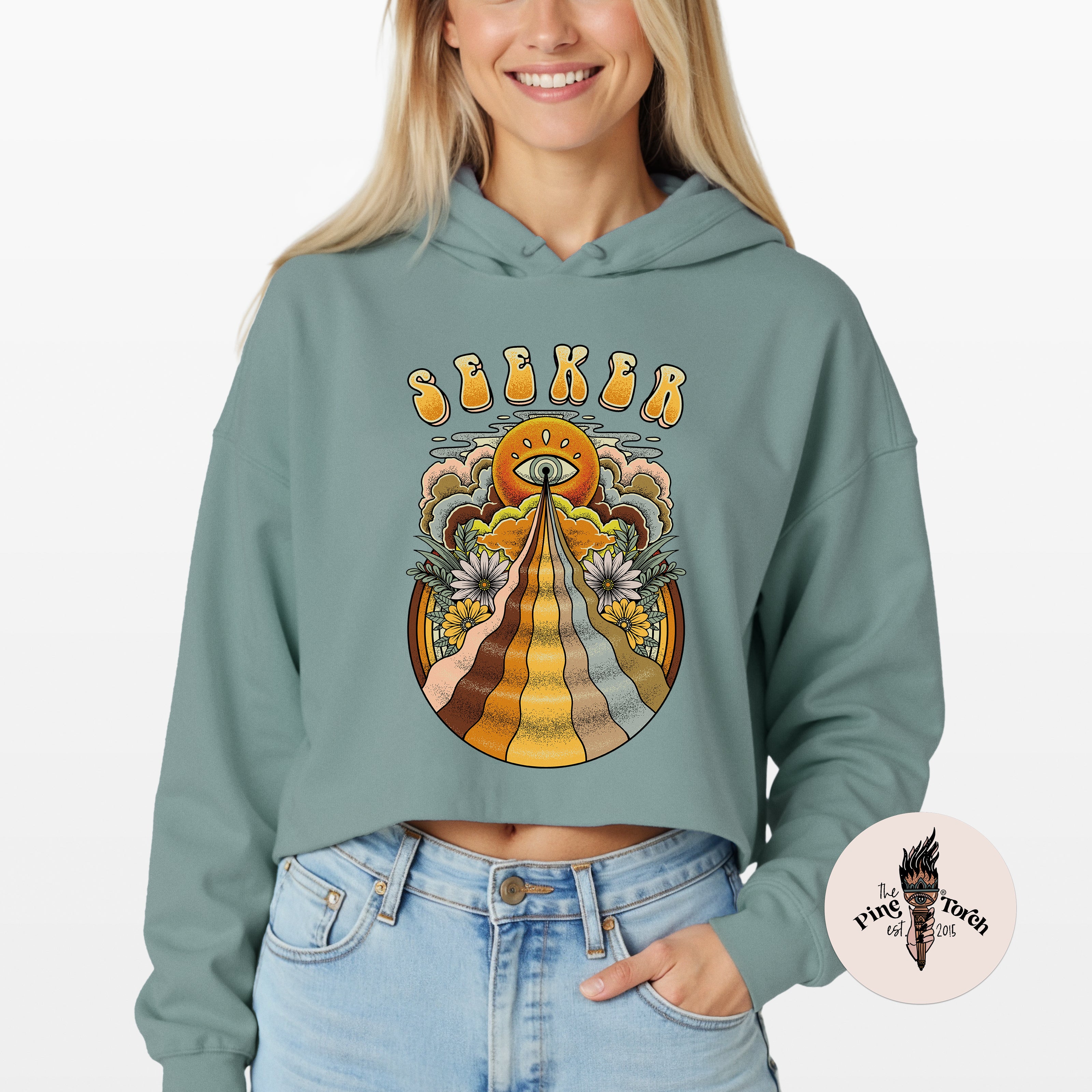 SEEKER // CROP HOODIE