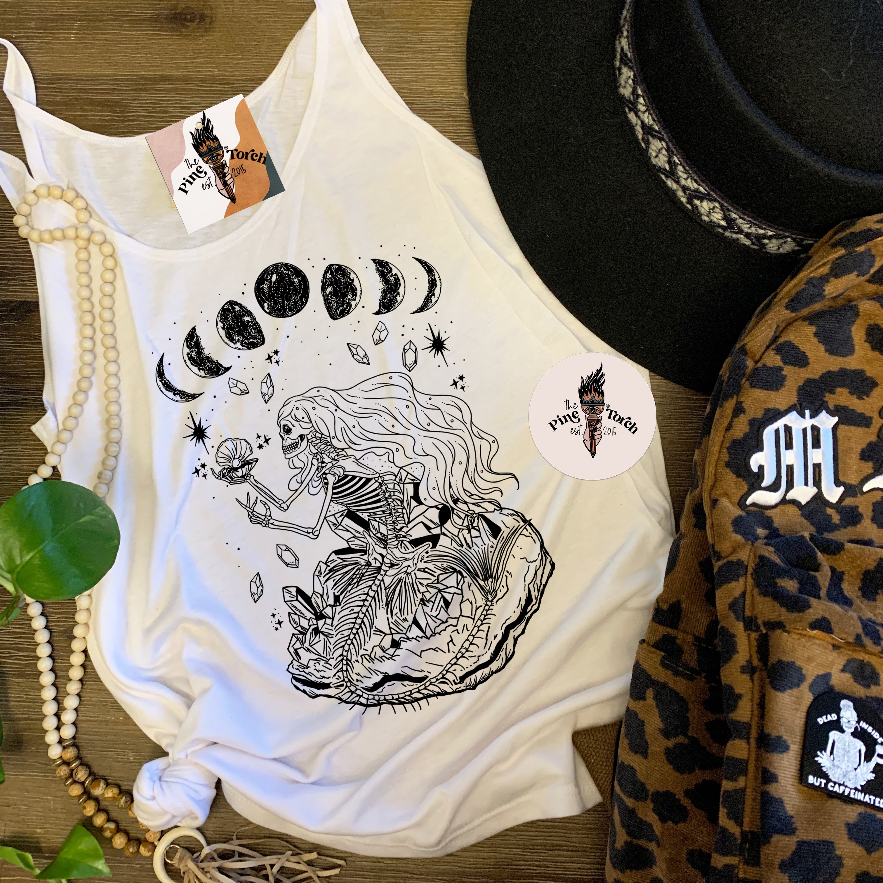 « MERMAID SKELETON » SLOUCY OR RACERBACK TANK