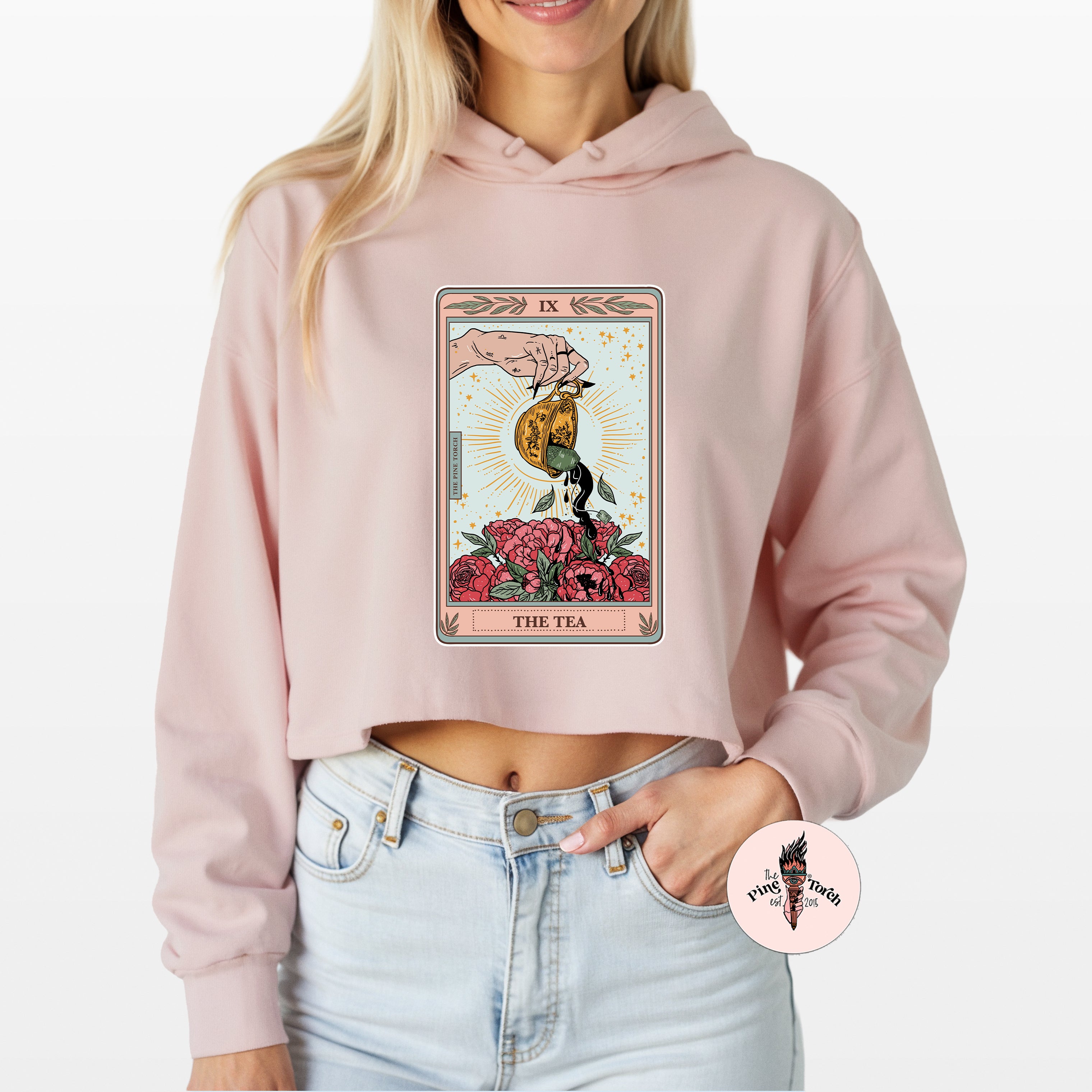 THE TEA // CROP HOODIE