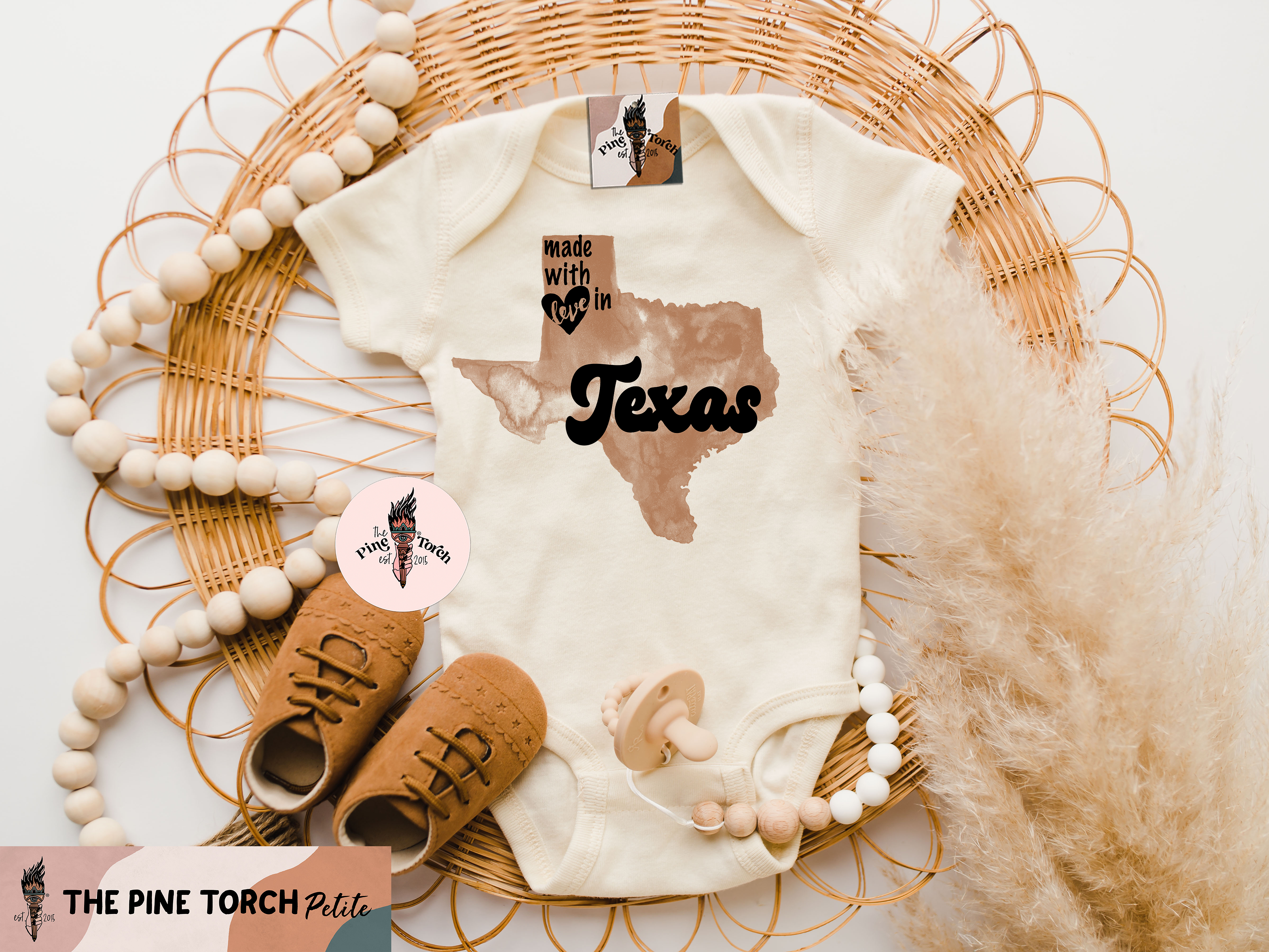 « MADE WITH LOVE IN TEXAS » BODYSUIT