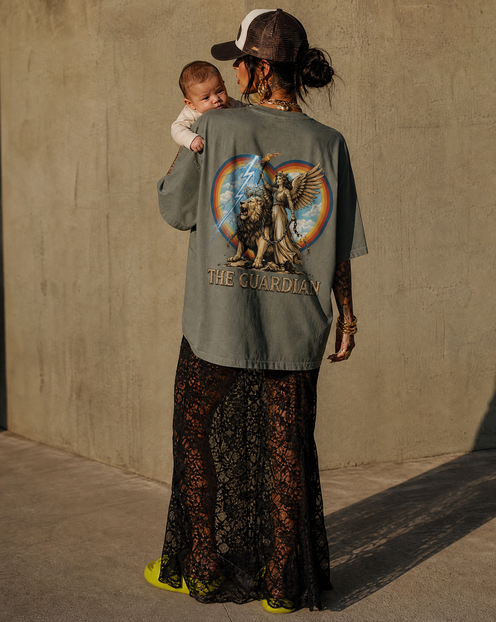 Mama Guardian // Oversized Drop Shoulder T-Shirt