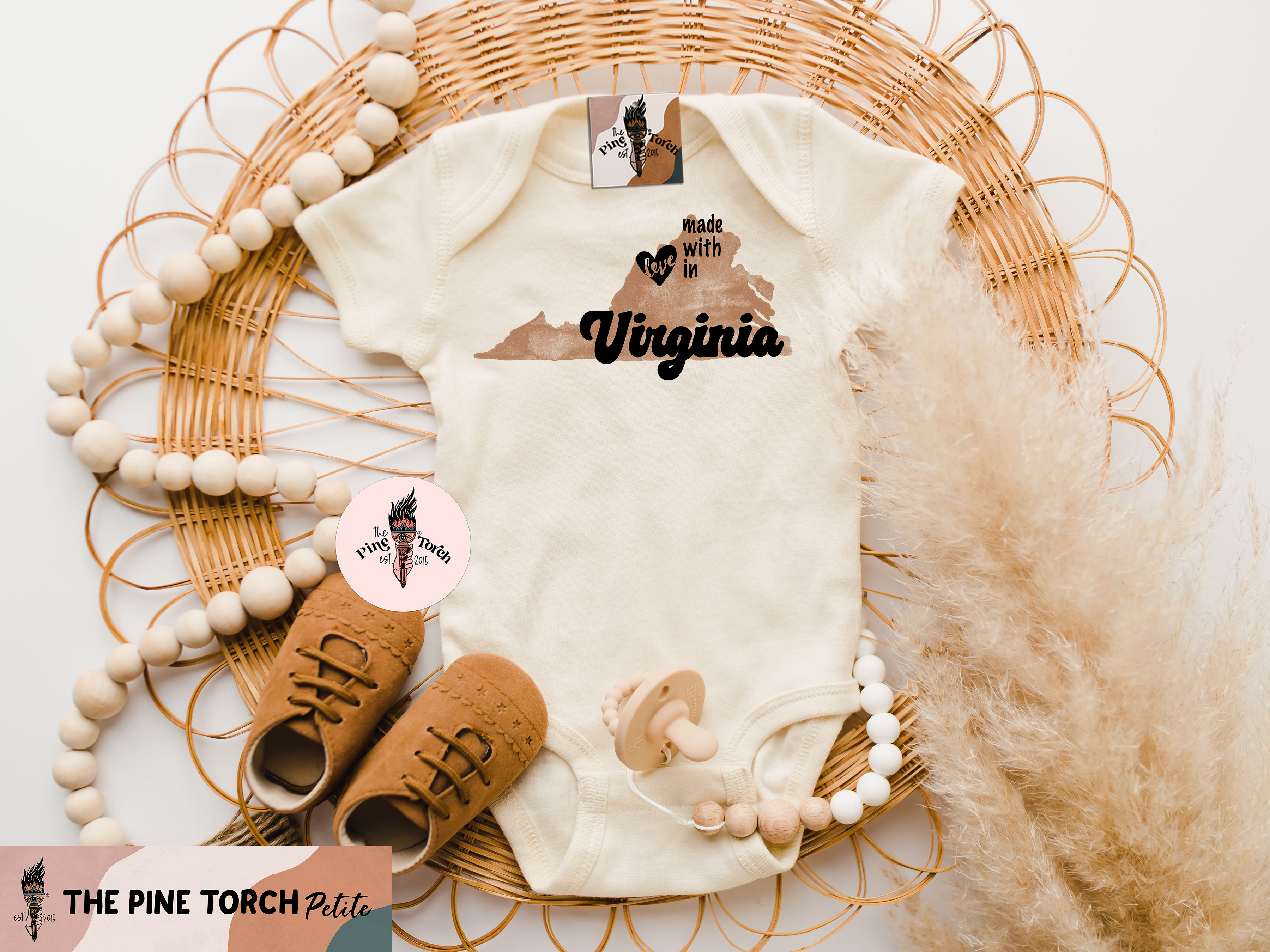 « MADE WITH LOVE IN VIRGINIA » BODYSUIT