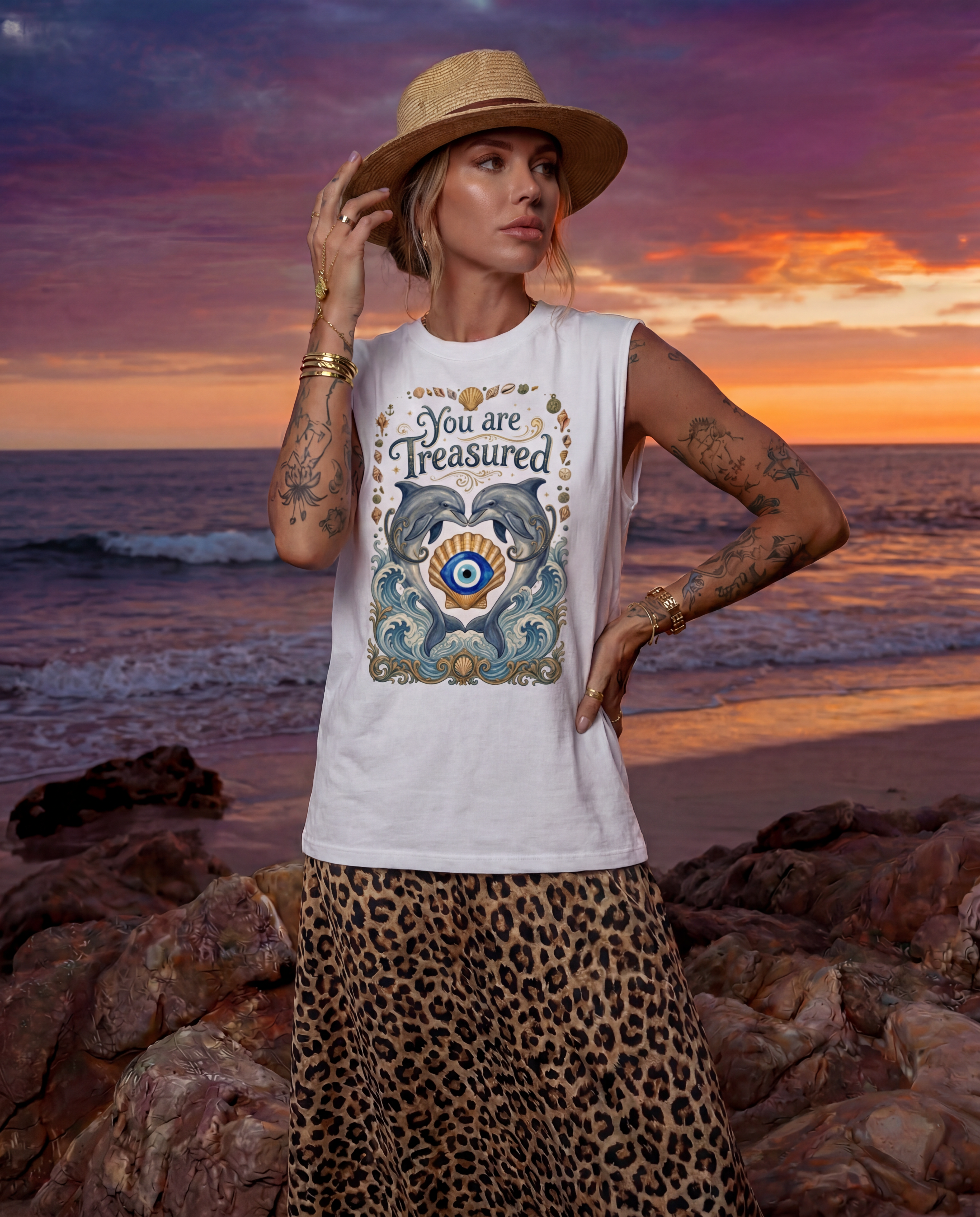 You are Treasaured // Unisex Boxy Cotton Tank