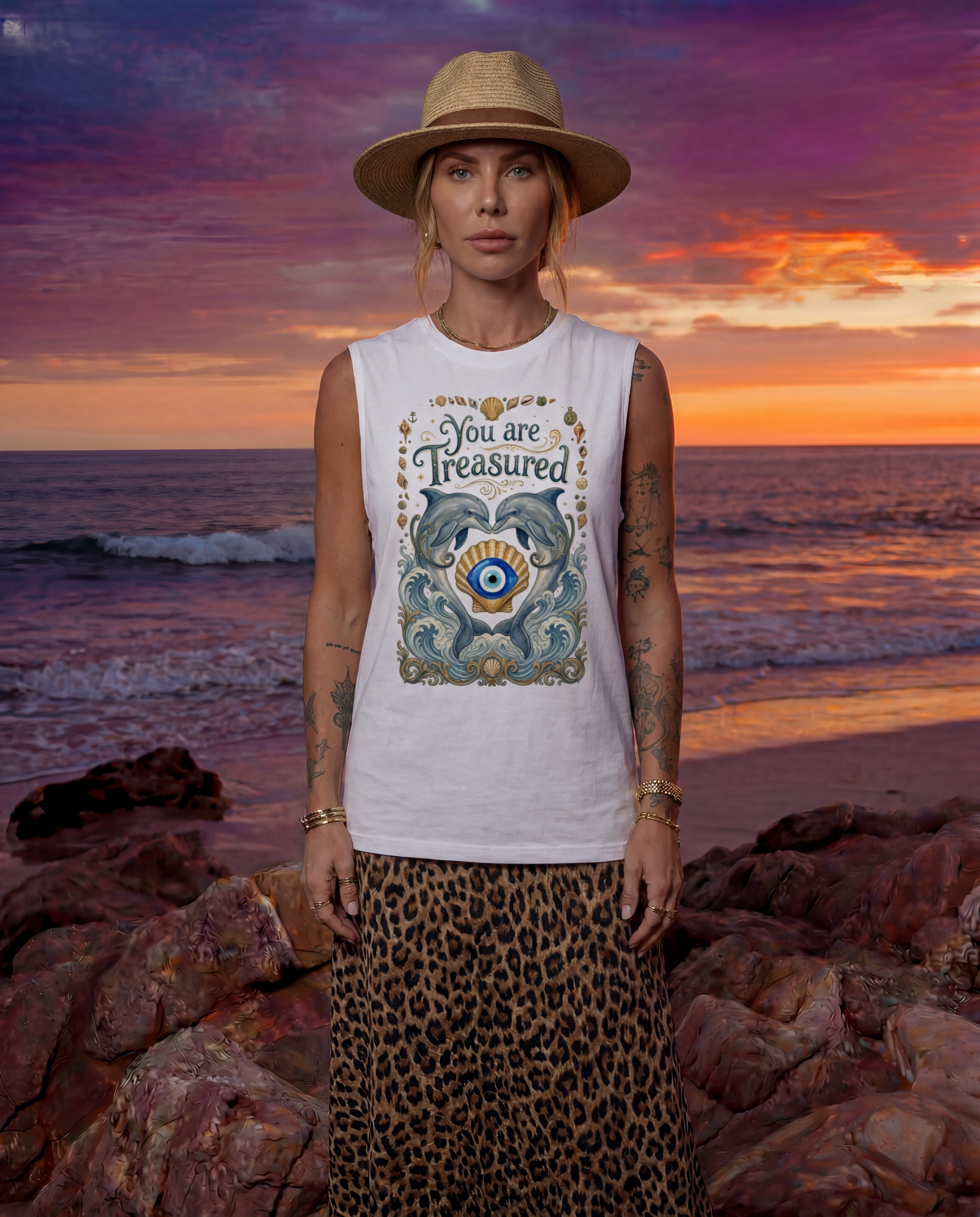 You are Treasaured // Unisex Boxy Cotton Tank