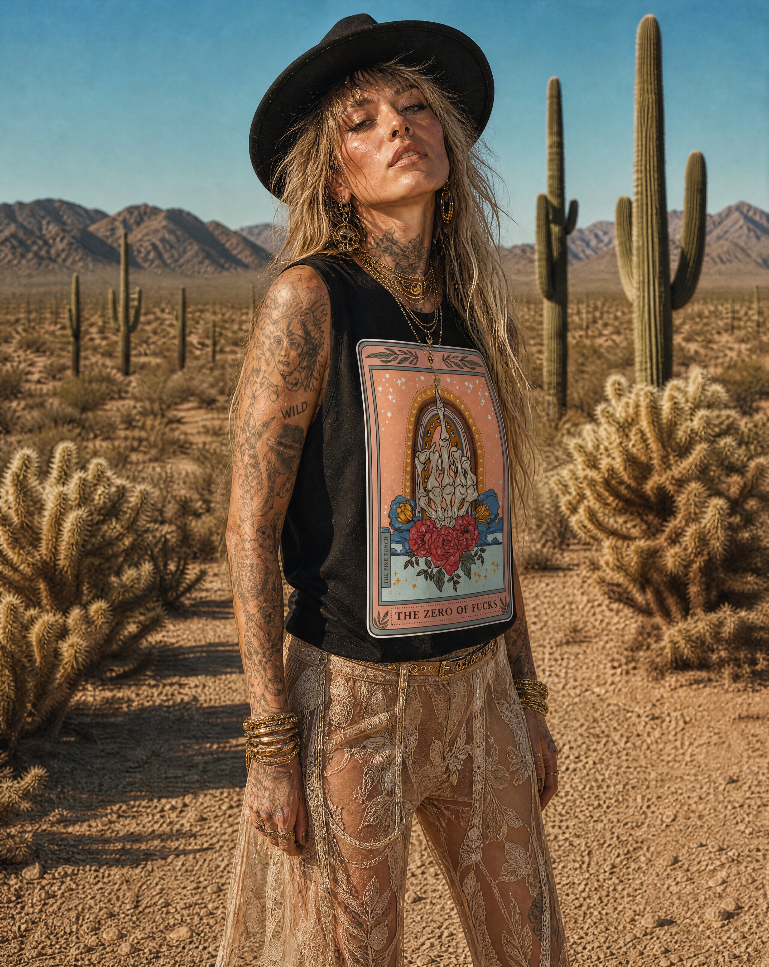 The Zero of Fucks // Unisex Boxy Cotton Tank