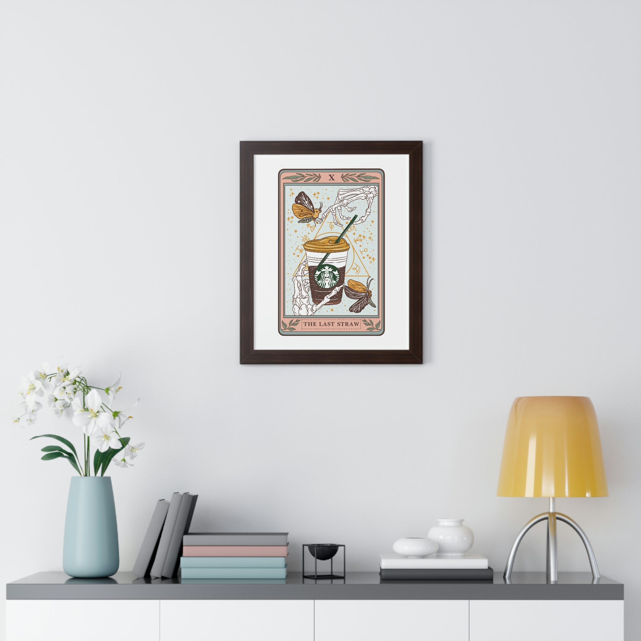 THE LAST STRAW // FRAMED POSTER PRINT