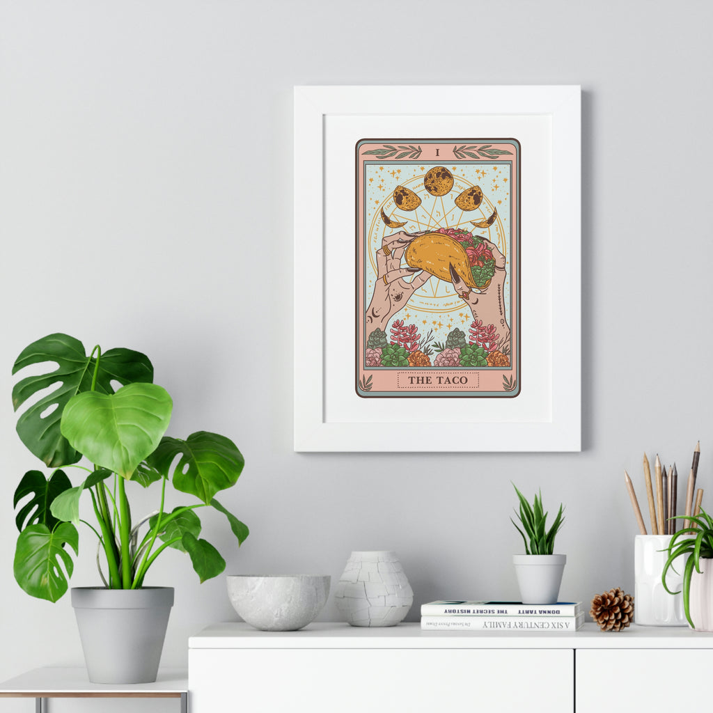 THE TACO // FRAMED POSTER PRINT