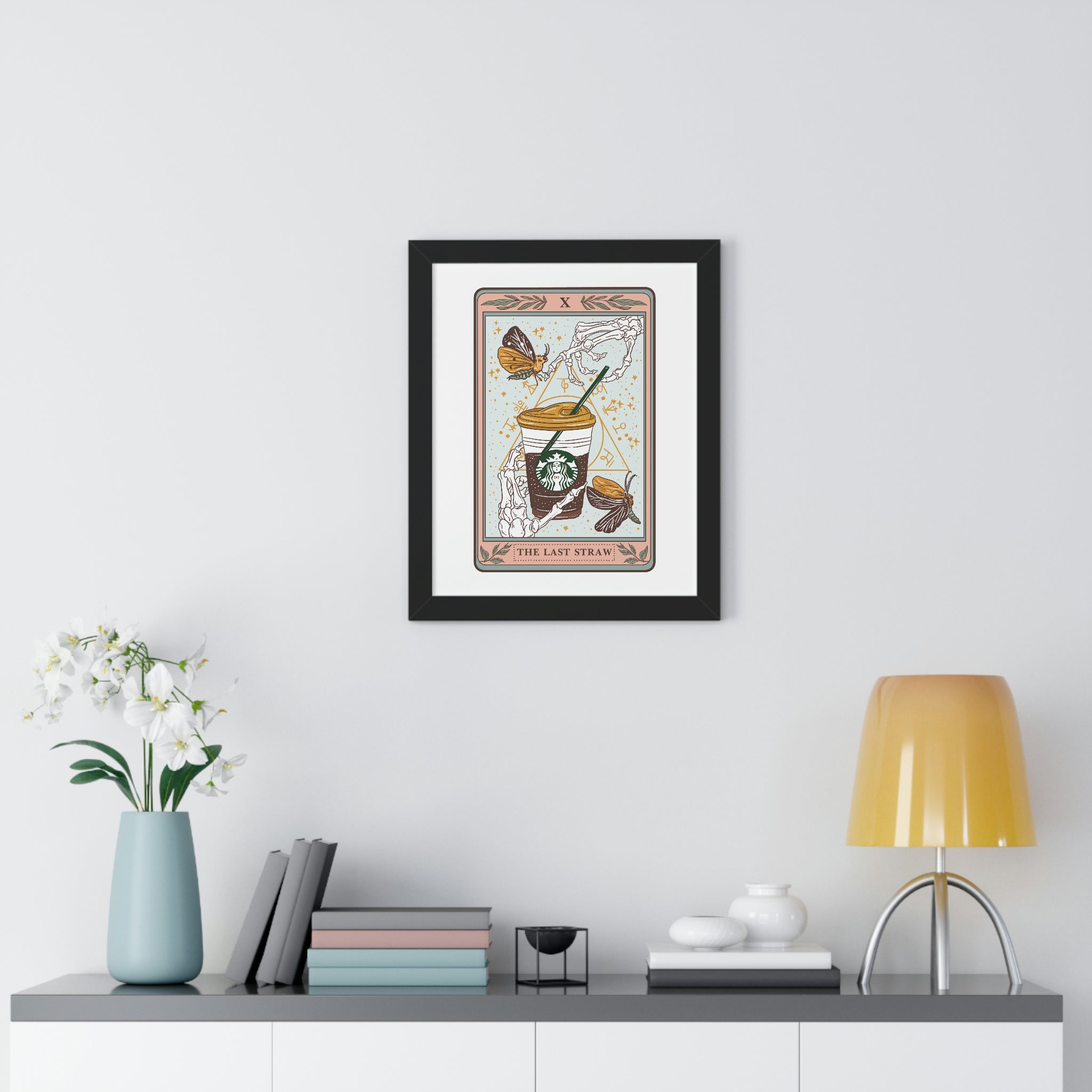 THE LAST STRAW // FRAMED POSTER PRINT