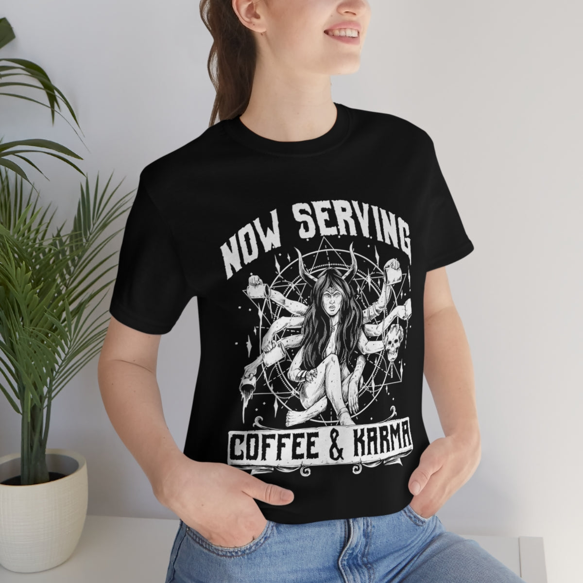 COFFEE AND KARMA // UNISEX TEE