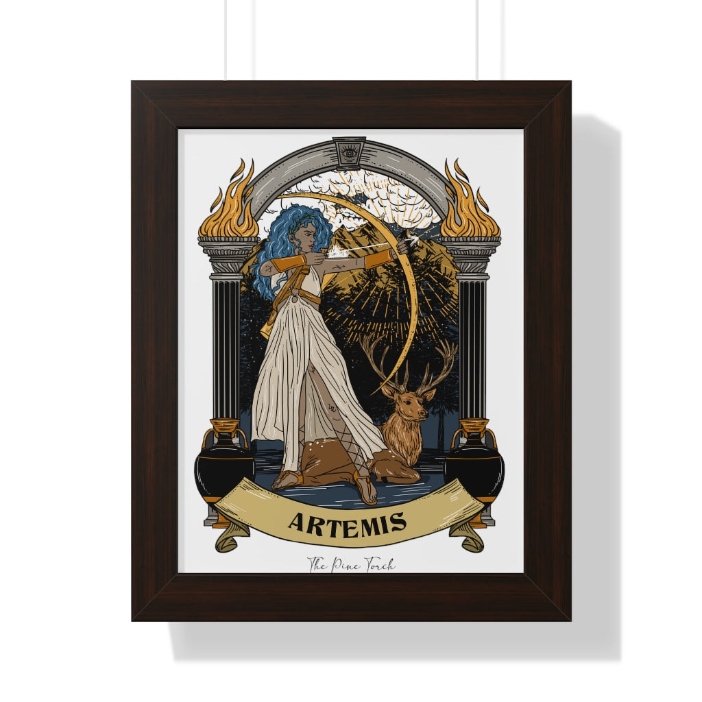 ARTEMIS // FRAMED POSTER PRINT