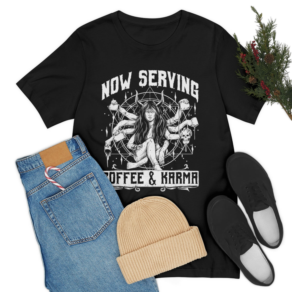 COFFEE AND KARMA // UNISEX TEE