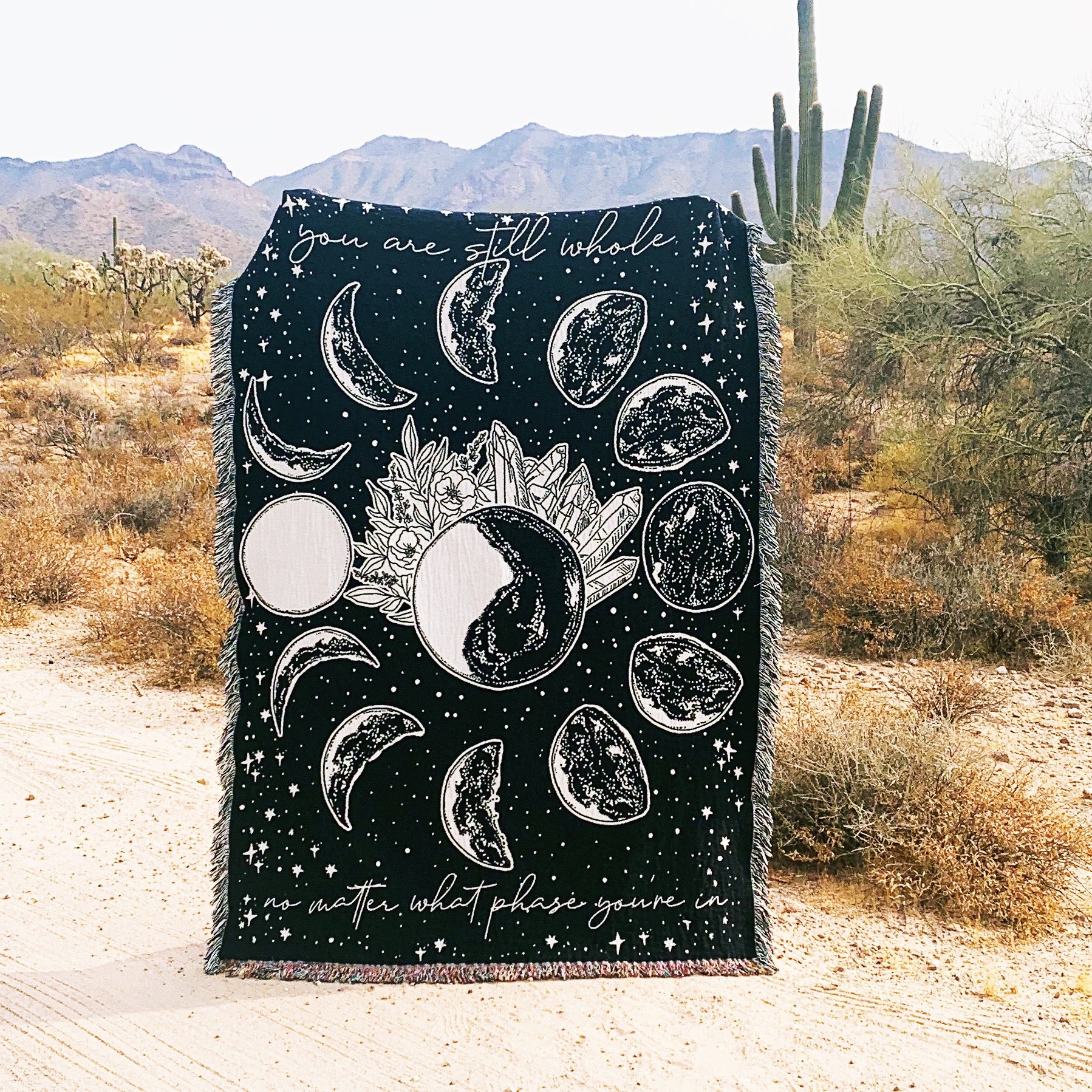 YOU ARE STILL WHOLE // WOVEN FRINGE BLANKET