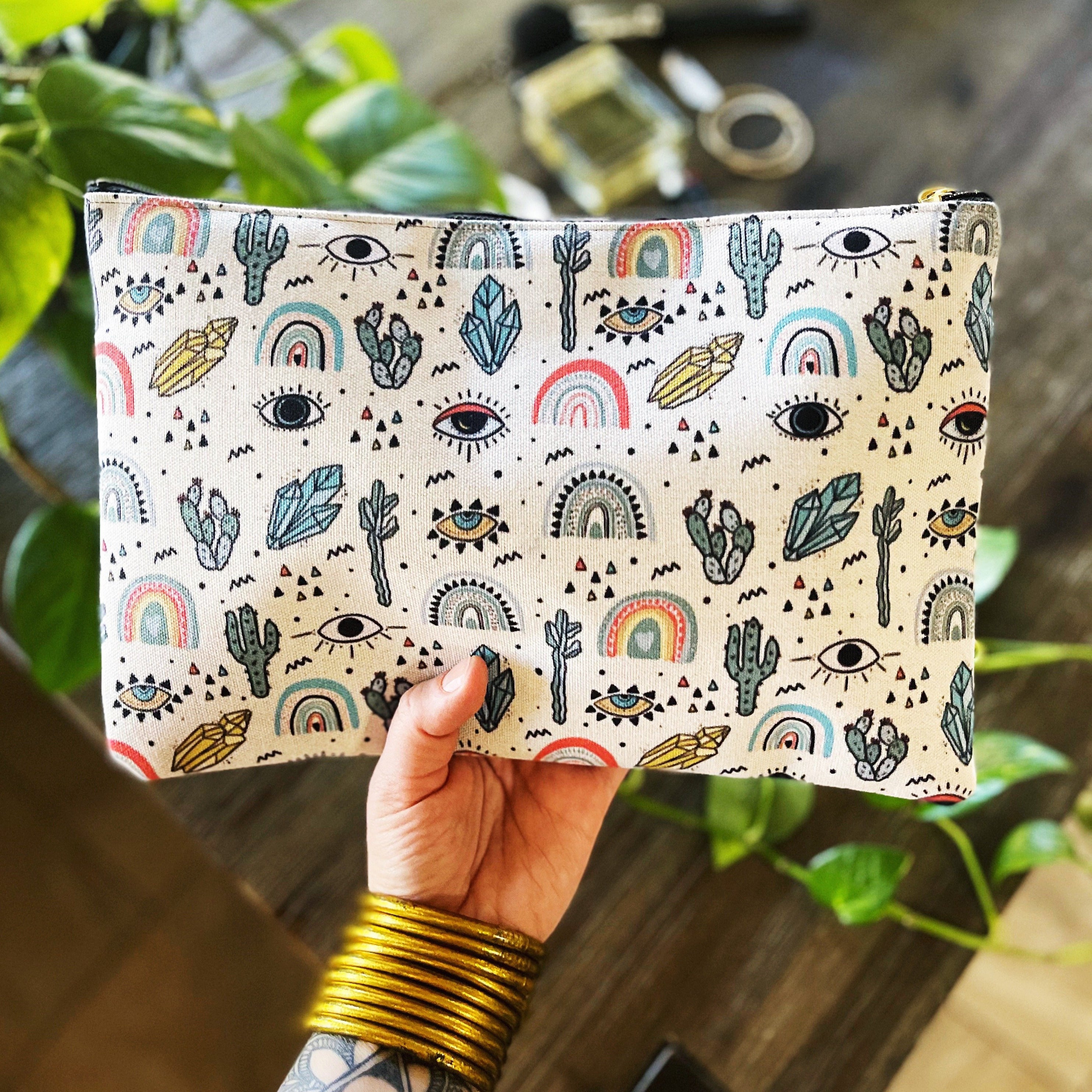 I'LL SEE YOU ON THE OTHER SIDE // COSMETIC ZIP POUCH